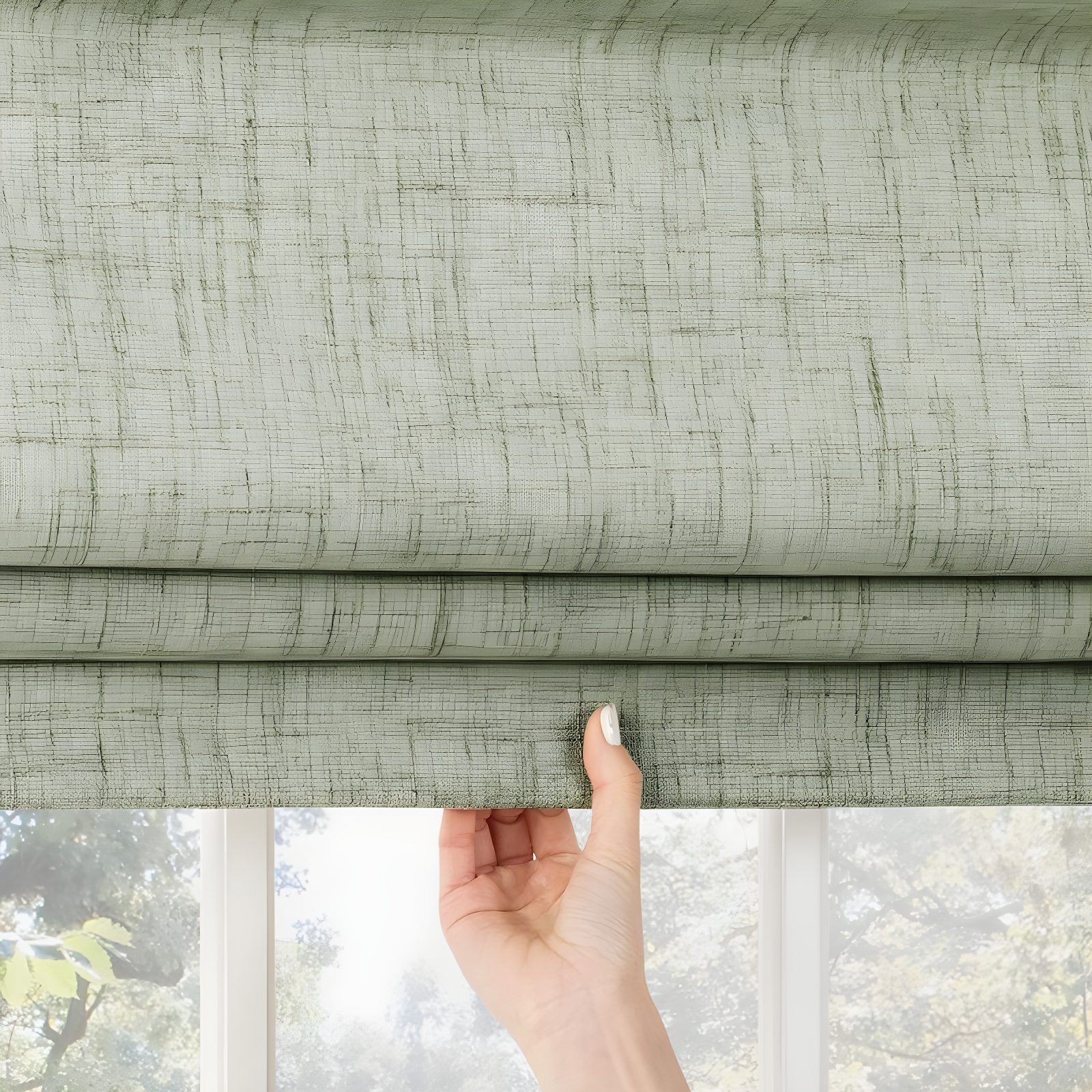 Sun Zero Sun Zero Somerton Thermal 100% Blackout Cordless Roman Shade