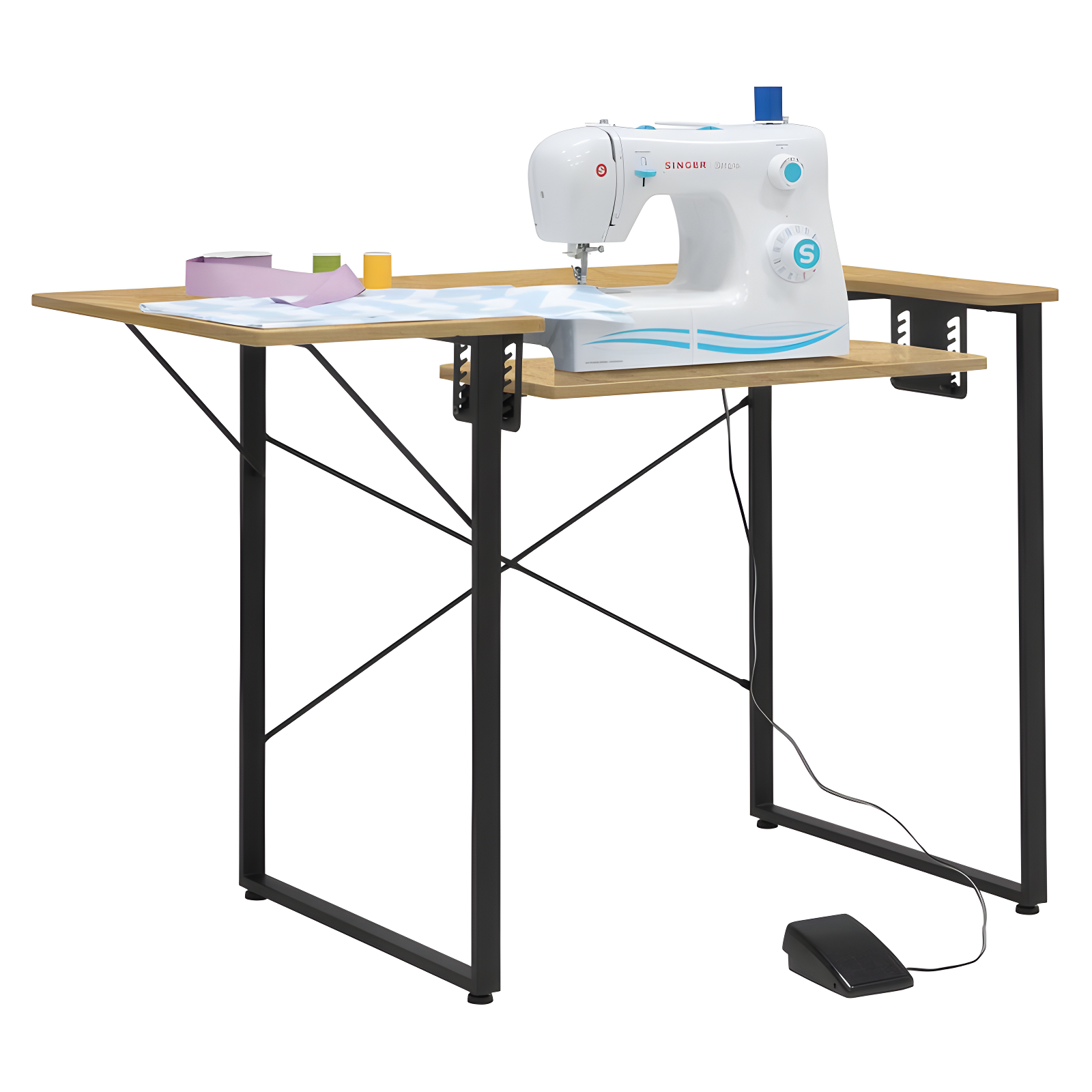 41'' x 23'' Sewing Table with Sewing Machine Platform