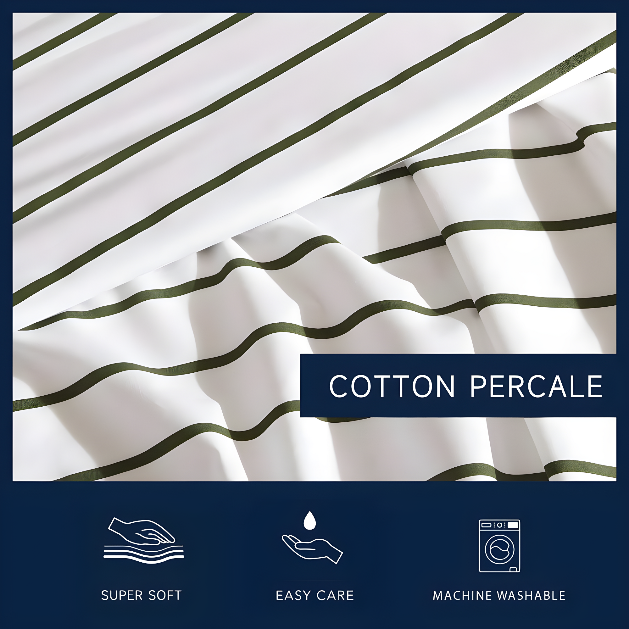 Nautica Printed Cotton Percale Sheet Sets
