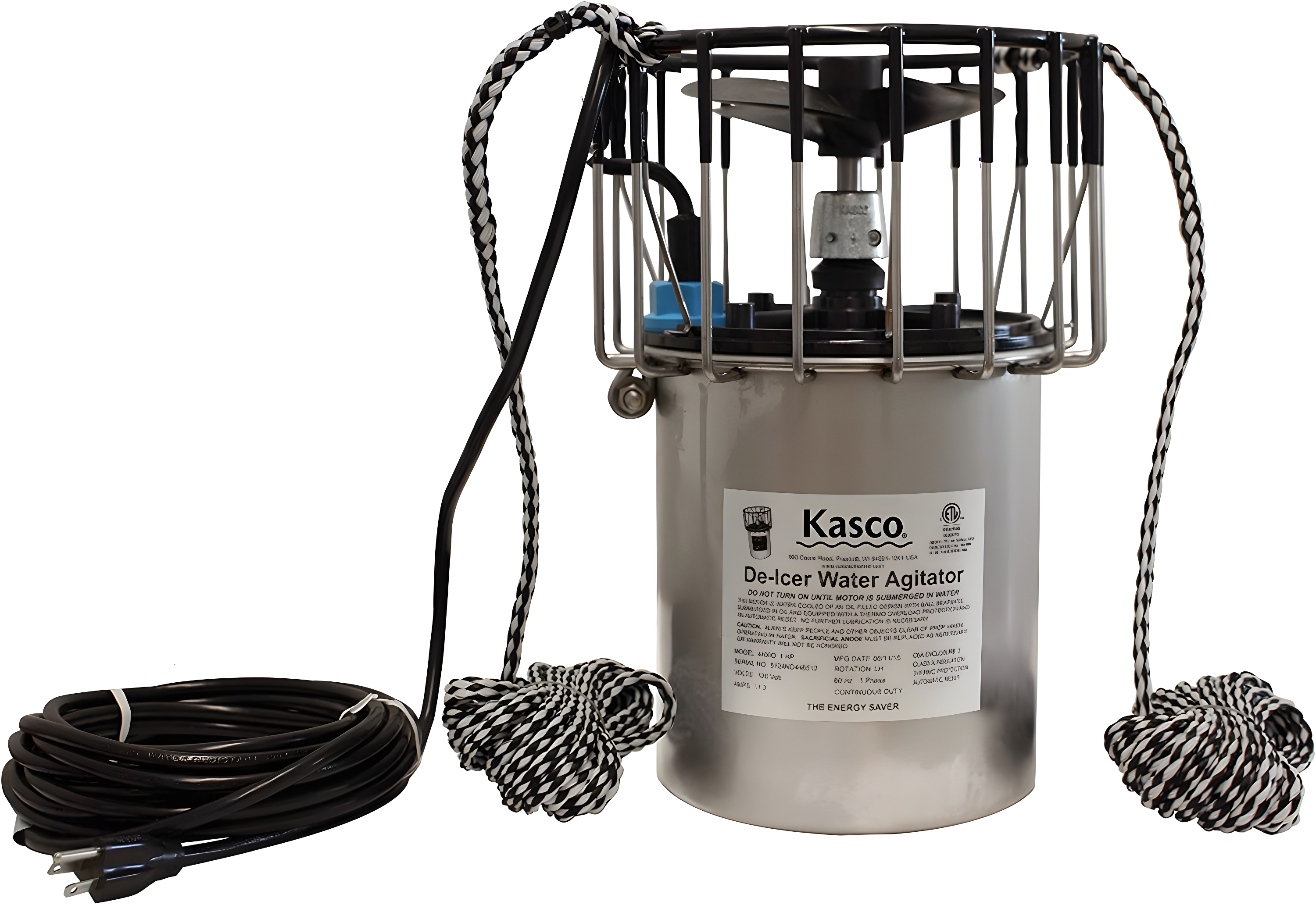 Kasco Deicer 1 HP Lake & Pond De-icer 120V – Single Phase with 100 Ft Electric Power Cord | Water Deicer for Ponds, Lakes & Dock Bubbler