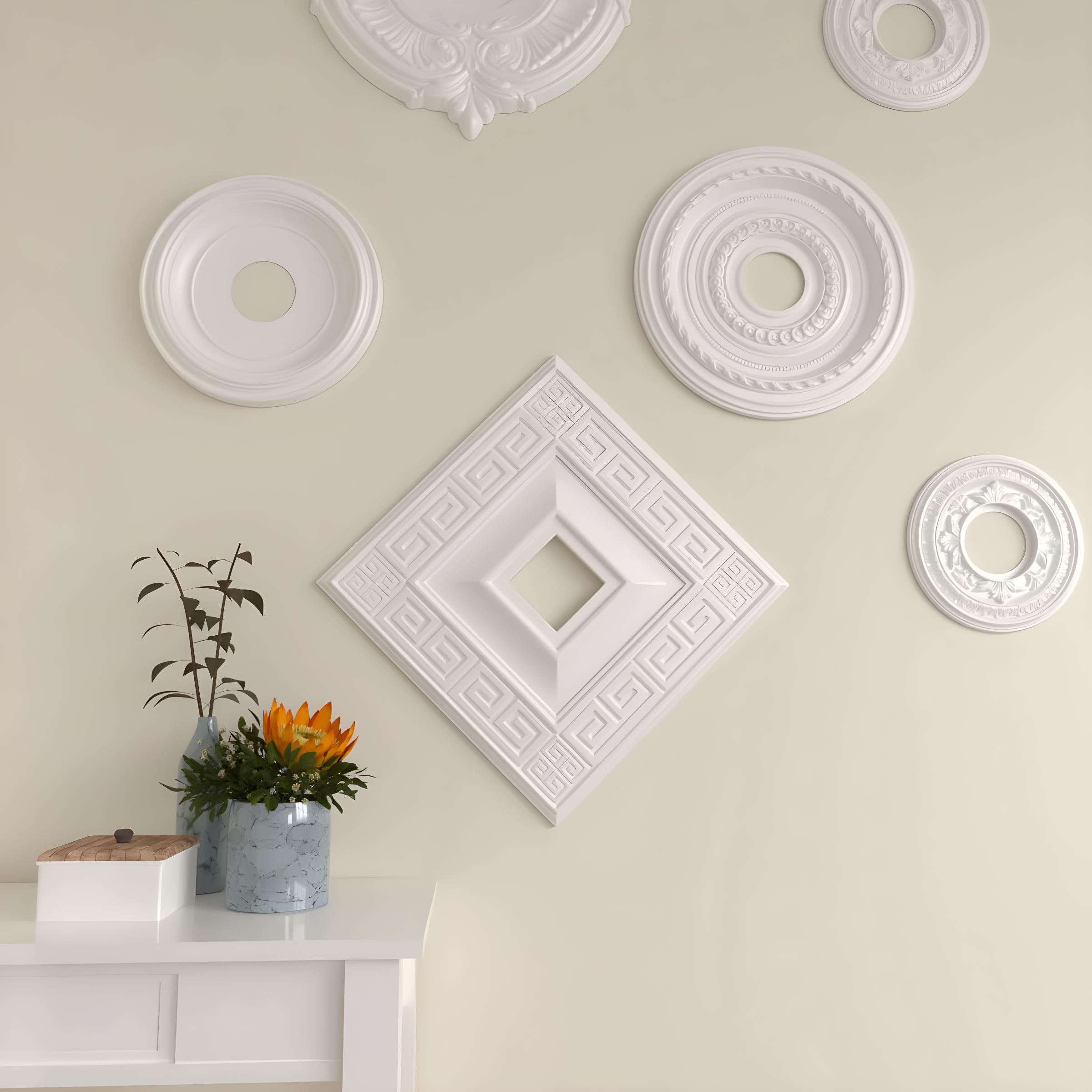 Ekena Millwork CM18ER Eris Ceiling Medallion