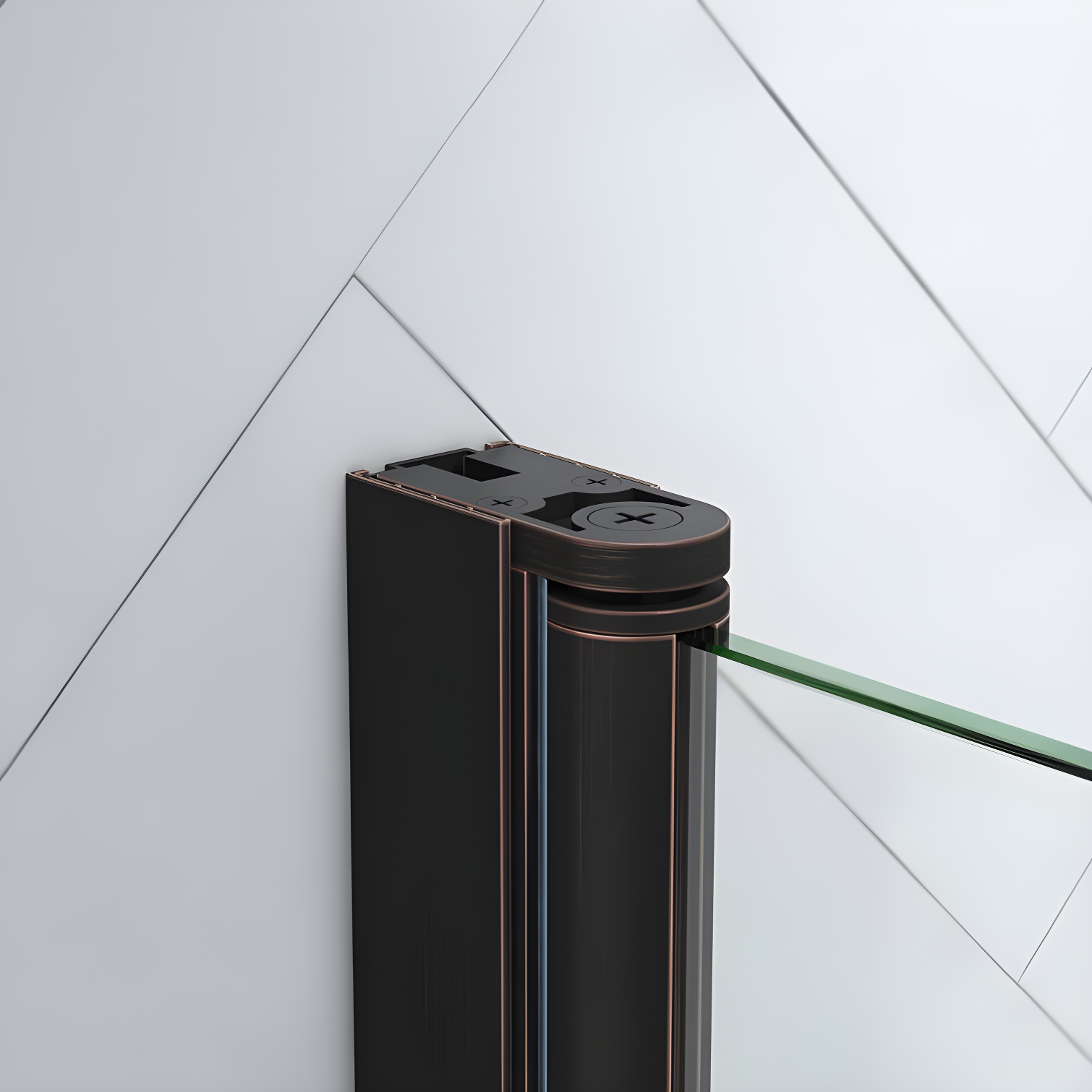 Endless Pasadena 40" W x 72" H Corner Frameless Shower Kit, Door, Base