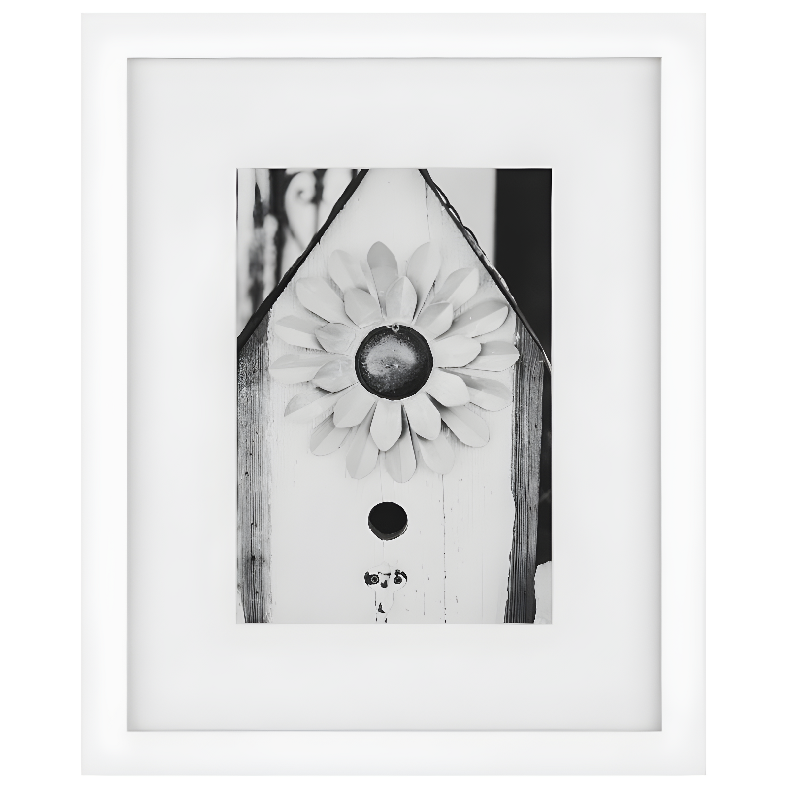 Gallery Wall Solid Wood Matted Picture Frame Kit - 7 Pieces with Two 8" x 10", Four 6" x 8", and One 12" x 16"