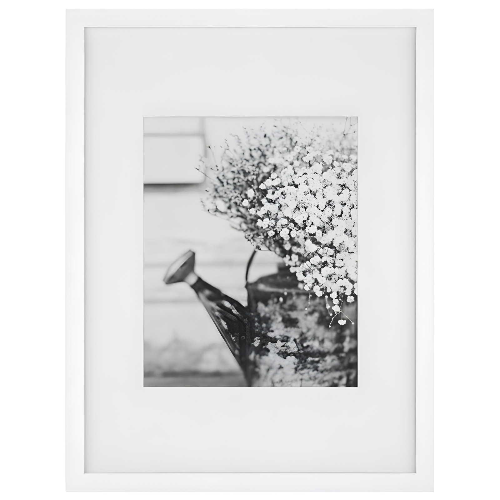 Gallery Wall Solid Wood Matted Picture Frame Kit - 7 Pieces with Two 8" x 10", Four 6" x 8", and One 12" x 16"