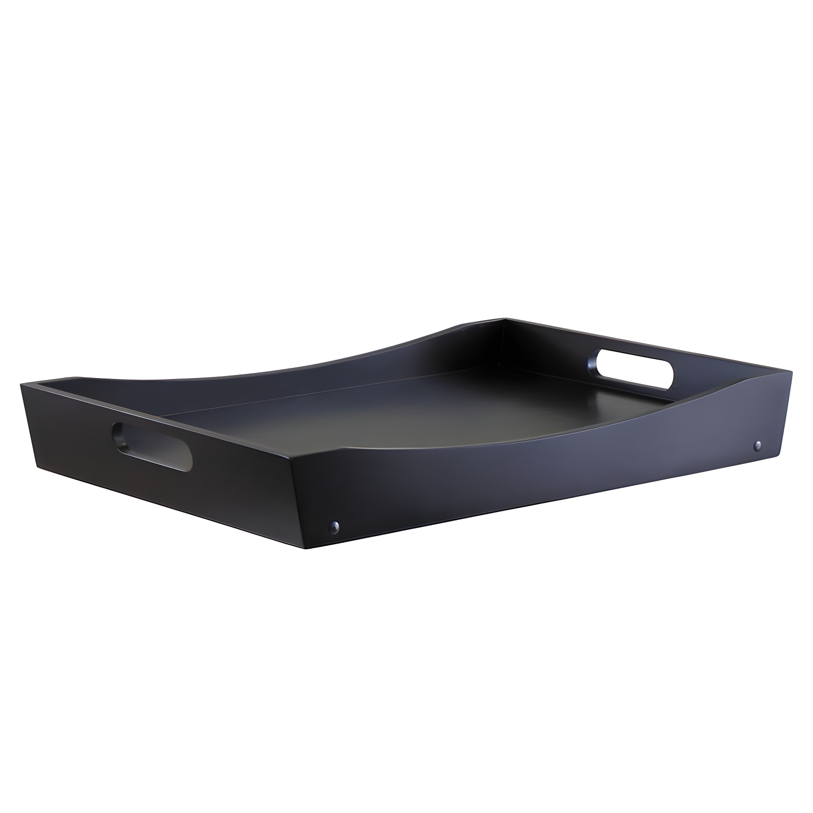 Winsome Benito Breakfast Tray in Espresso Finish: Wood Composite Bed & Serving Tray, Rectangle, 24.41" x 14.96"