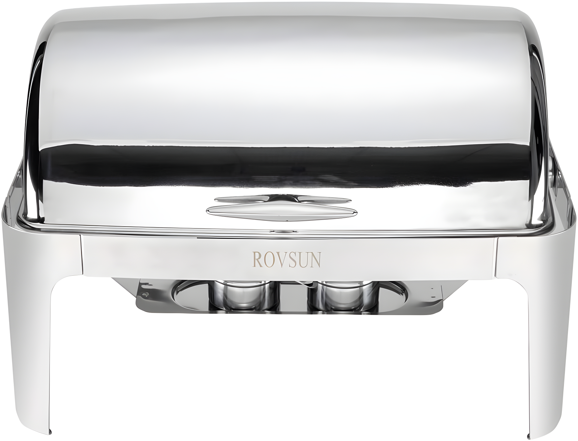 ROVSUN Roll Top Silver Stainless Steel Chafing Dish Buffet Set