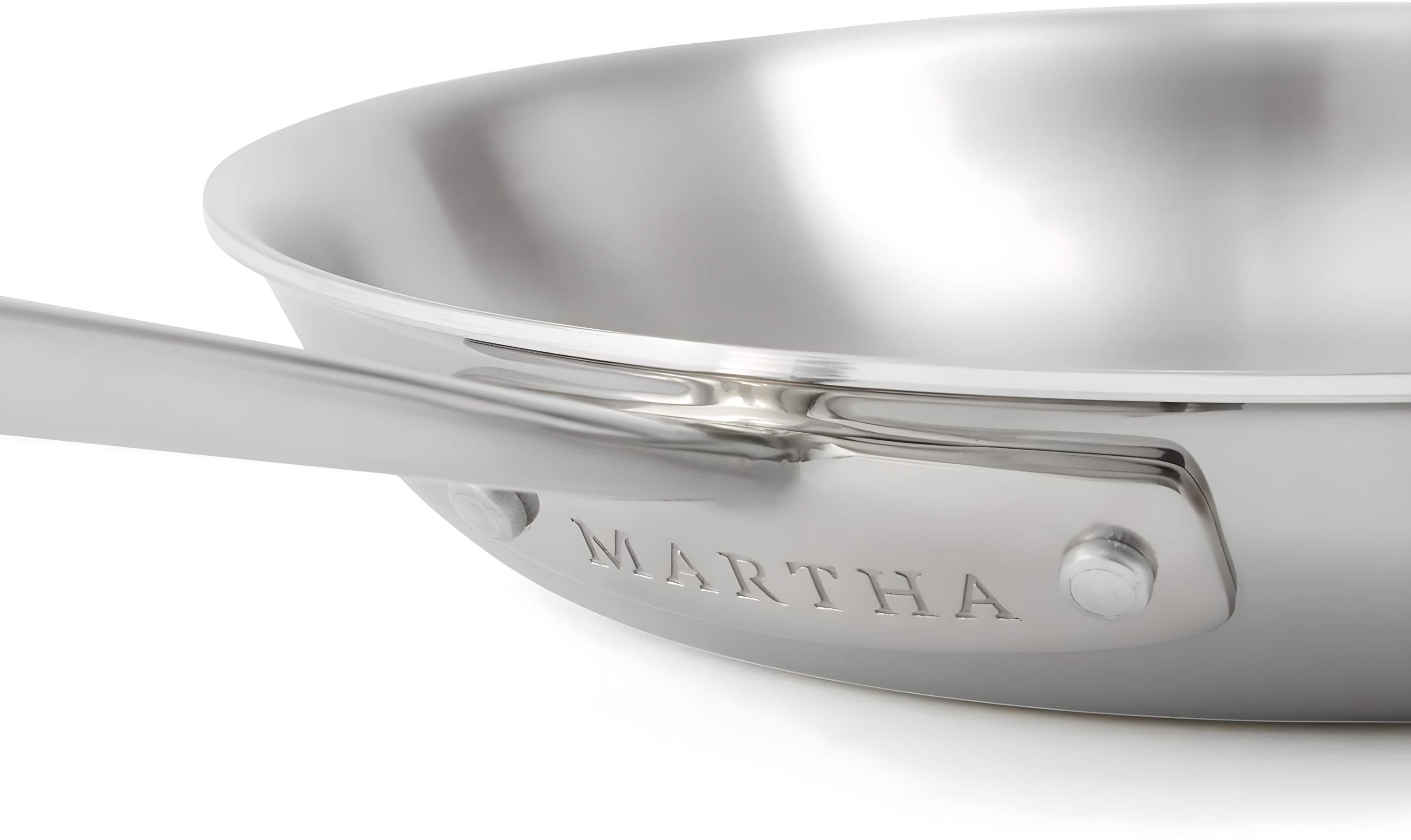 Martha Stewart Martha 10" Triply Stainless Steel Saute Fry Pan