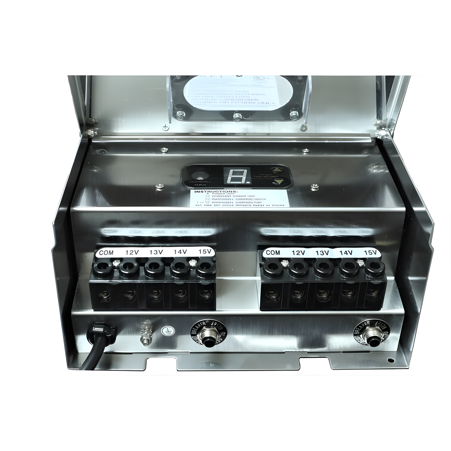 Best Pro Lighting 600W Multi Tap 12V - 15V Stainless Steel Low Voltage Landscape Light Transformer BPL600W-12VSS