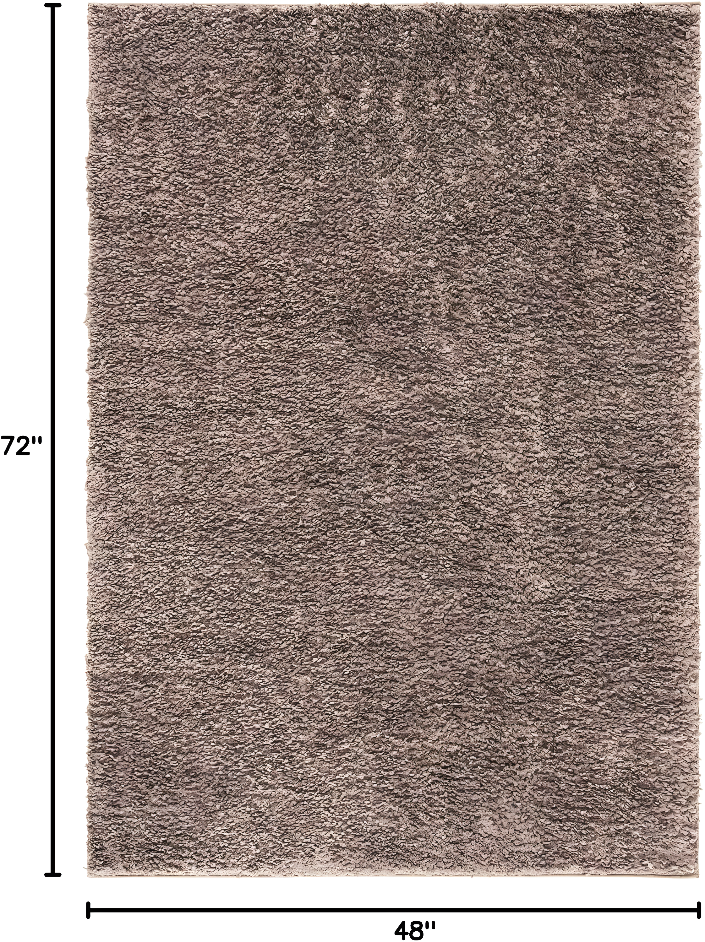 August Shag 900 AUG900 Power Loomed Indoor Area Rug - Taupe - 4'x6' - Safavieh