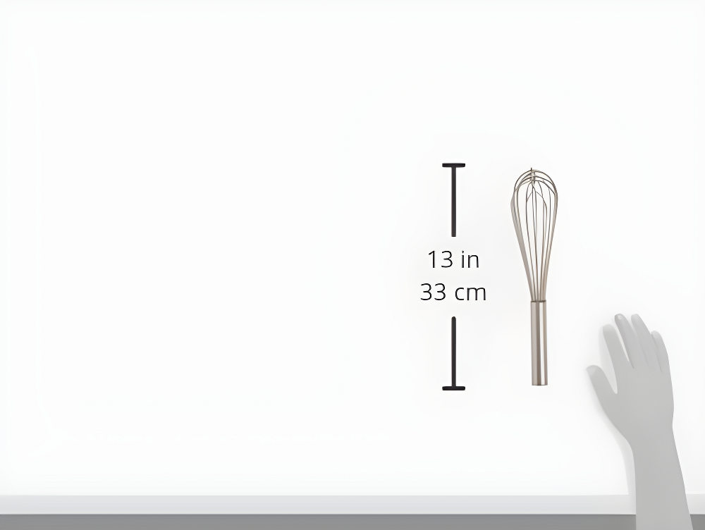 Winco French Whip, Stainless Steel, 12" - Silver