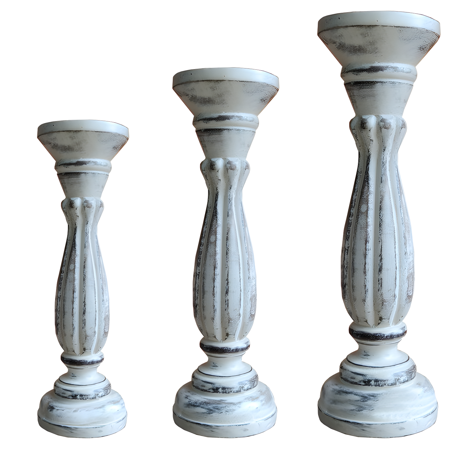 UMA Enterprises Wood Tabletop Candlestick
