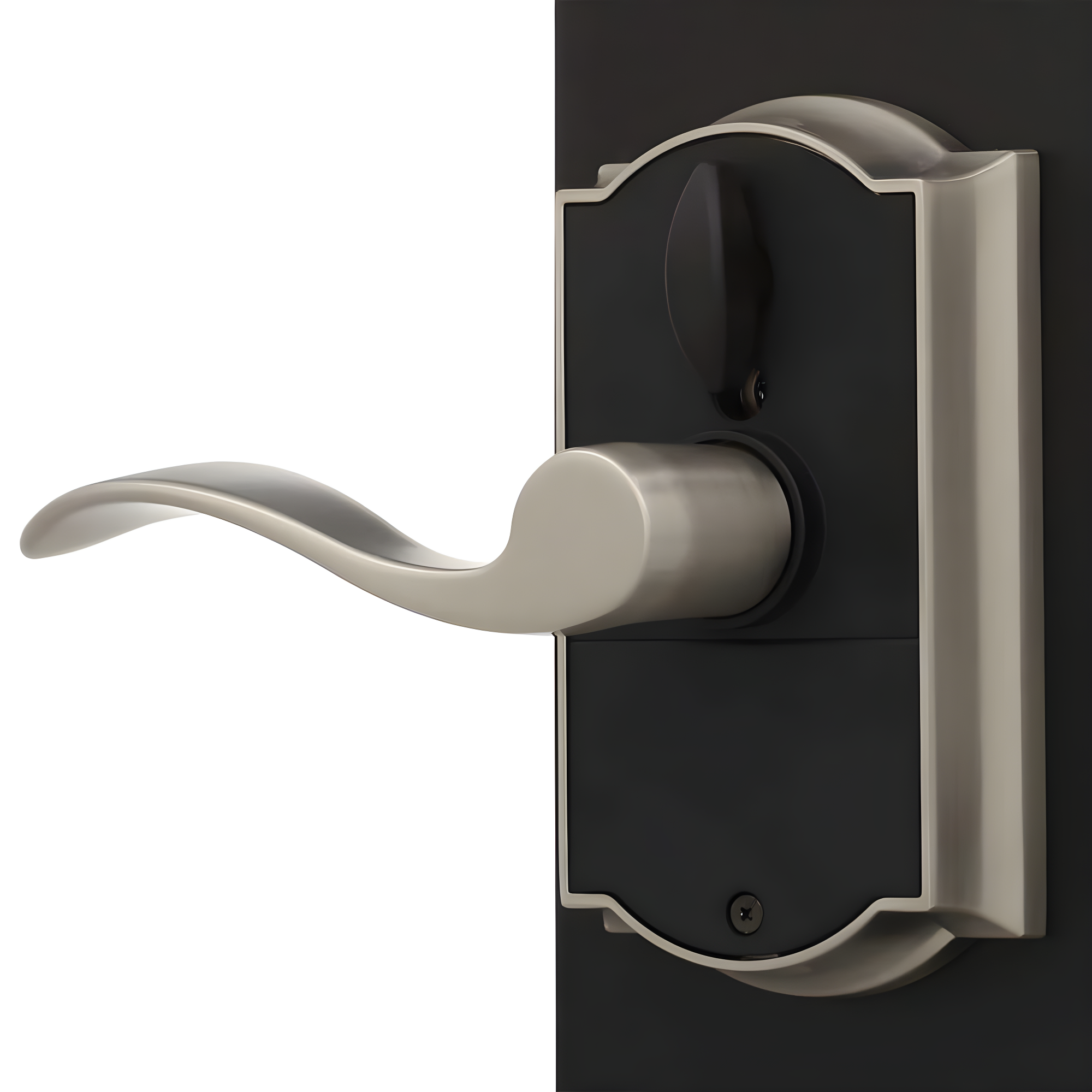 Schlage Touch Keyless Touchscreen Lever with Camelot Trim and Accent Lever