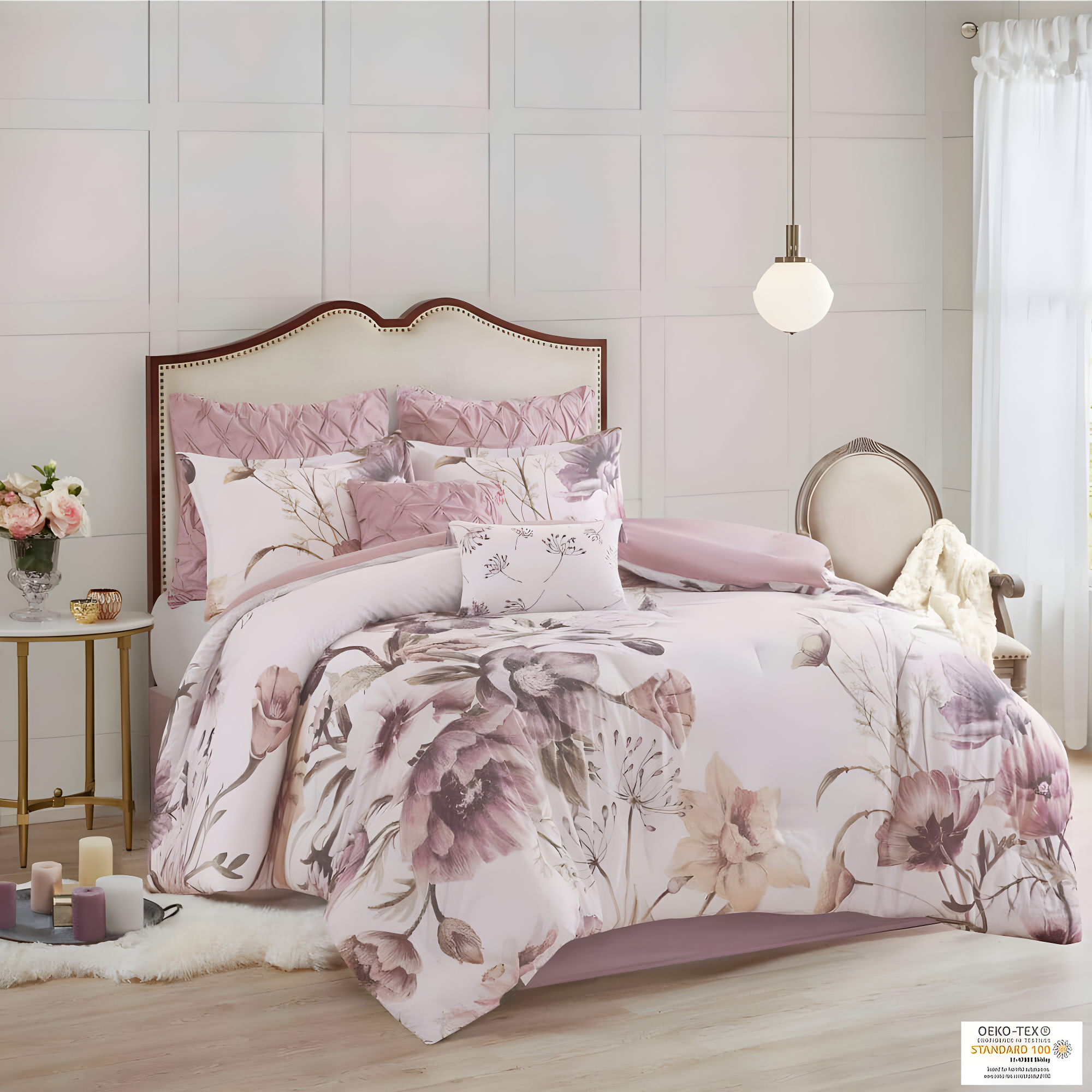 Madison Park Cassandra 8 Piece Cotton Comforter Set