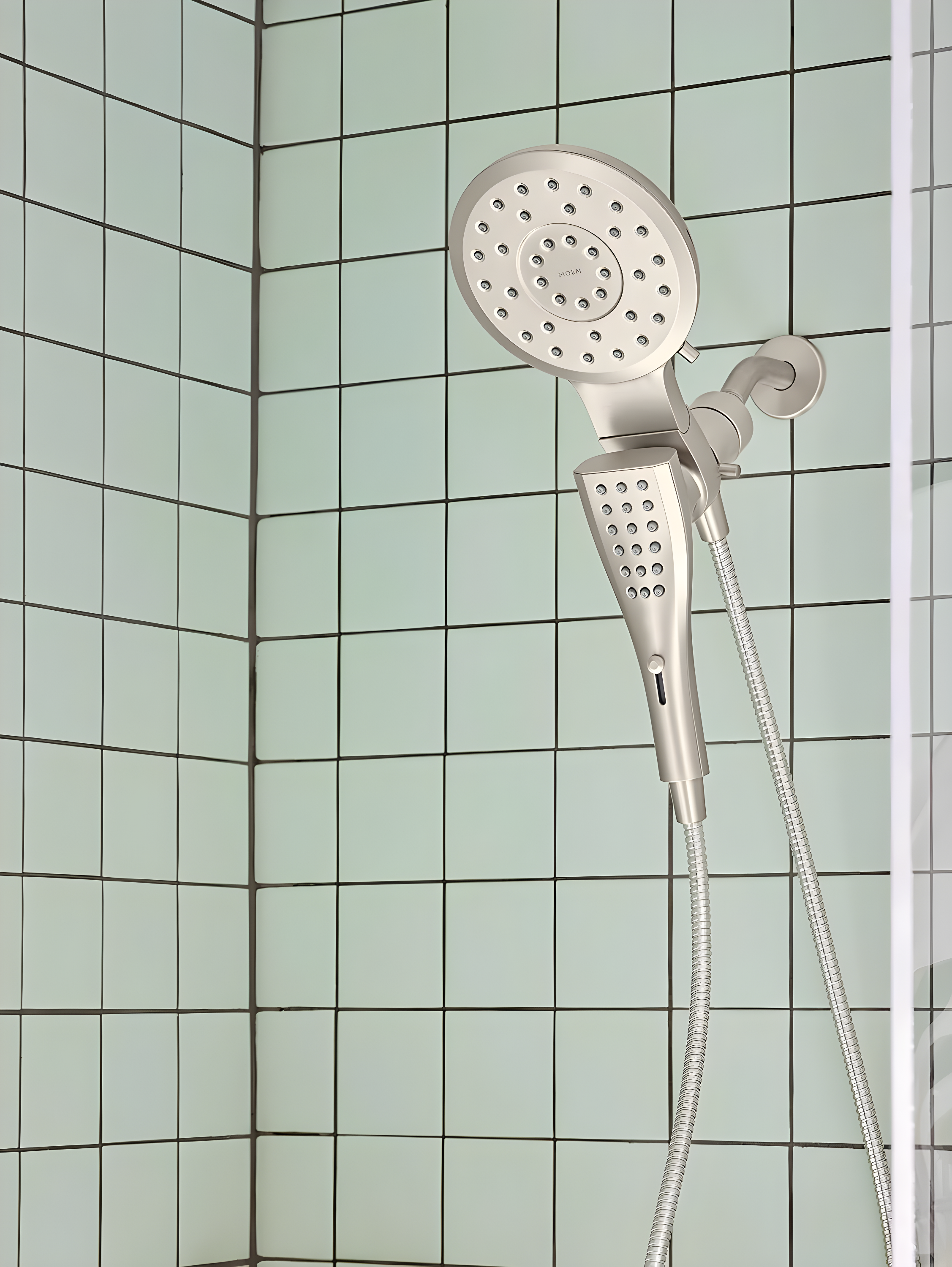 Verso 1.75 GPM Rainshower/Handshower Combination with Infiniti Dial and Magnetix Docking