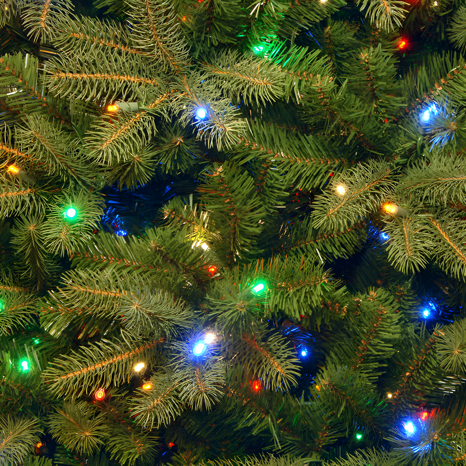 7.5' Unlit Feel Real Downswept Douglas Fir Artificial Christmas Tree - National Tree Company