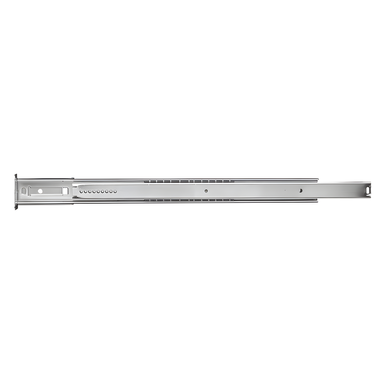 Drawer Slide Center Mount 3/4 Extension Cadmium Finish