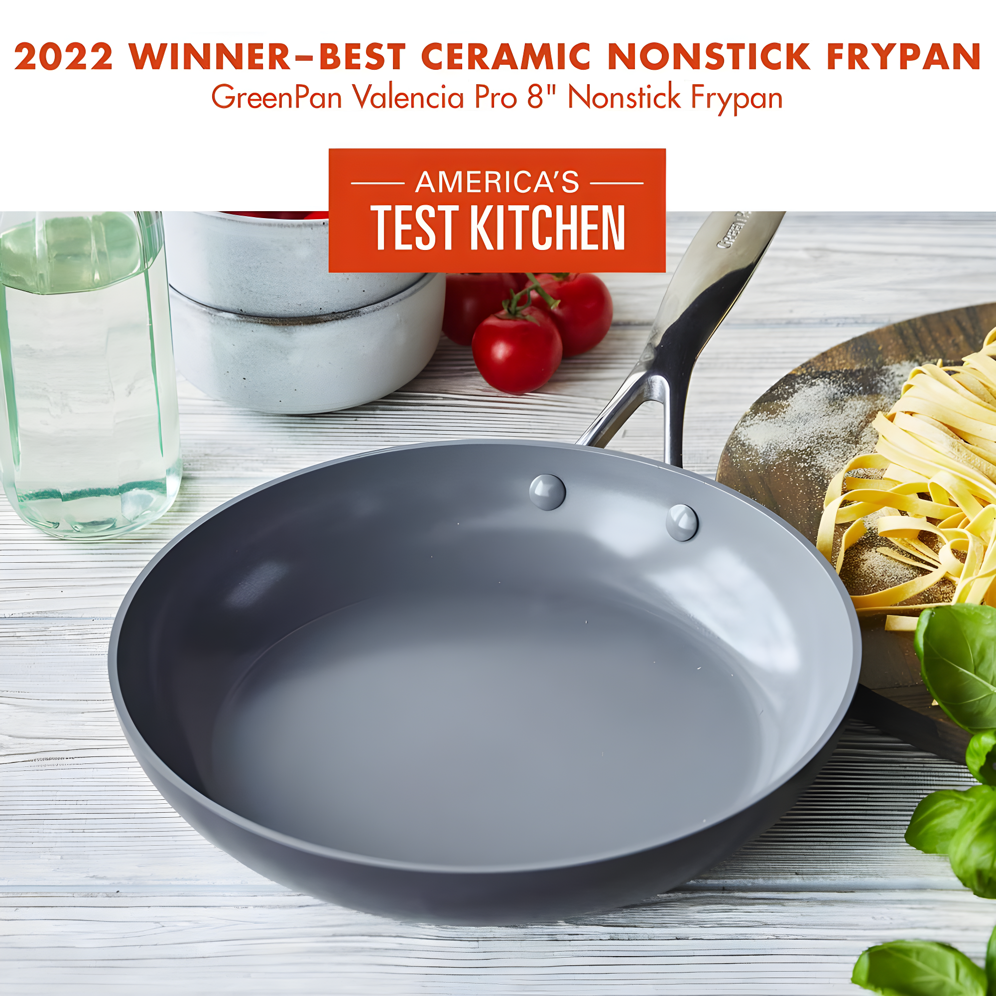 GreenPan GreenPan Valencia Pro Healthy Ceramic Nonstick Hard-Anodized Aluminum Frying Pan
