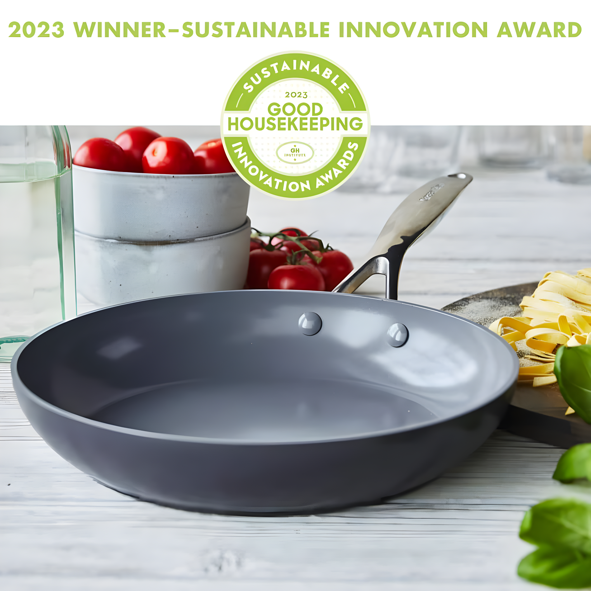 GreenPan GreenPan Valencia Pro Healthy Ceramic Nonstick Hard-Anodized Aluminum Frying Pan