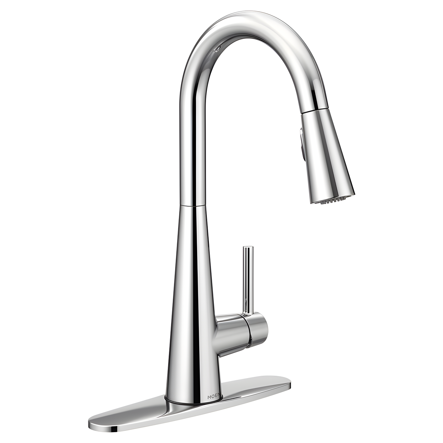 Moen Sleek Pull Down Single Handle Kitchen Faucet with Power Boost Technology and Duralock