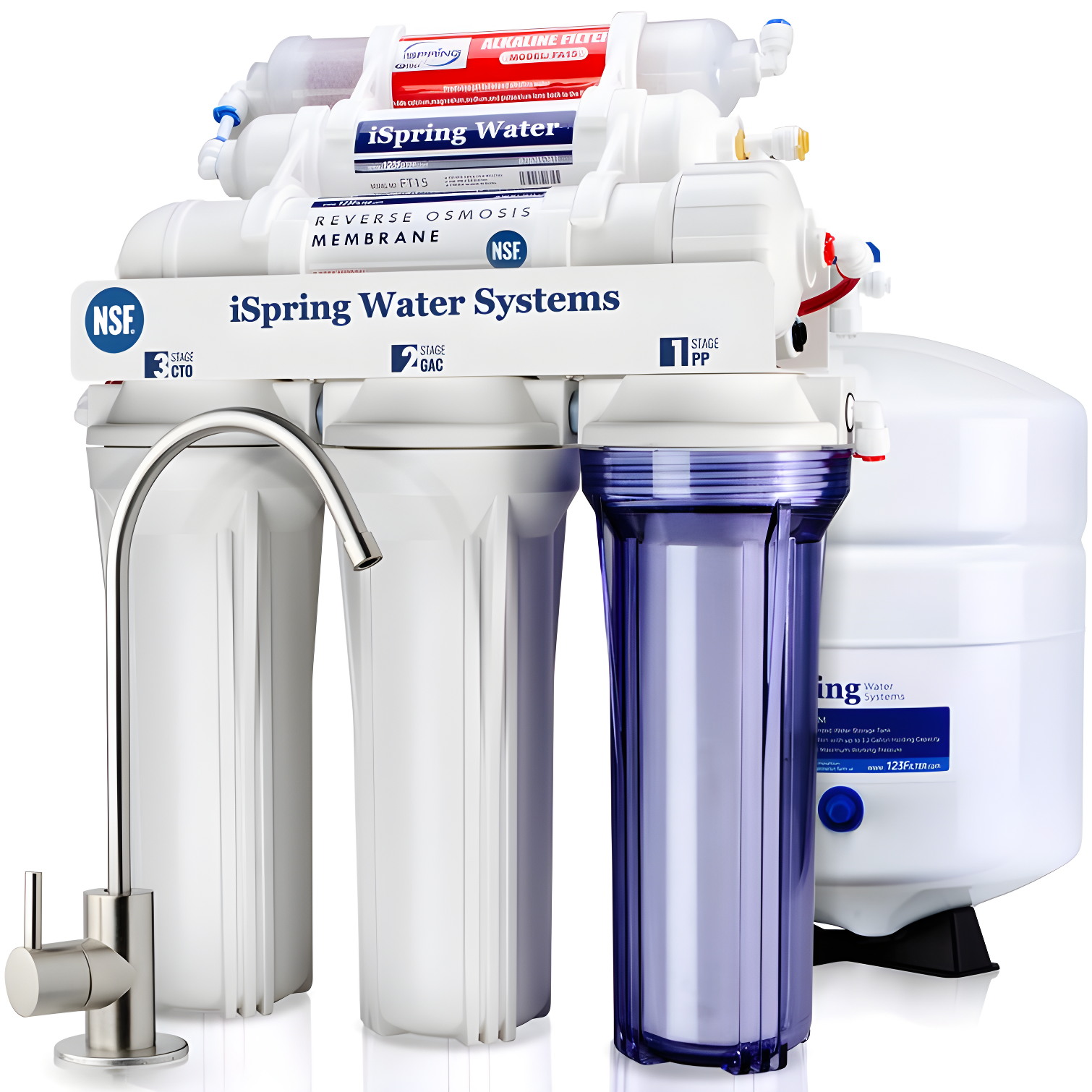 iSpring NSF Certified Drinking Water pH Alkaline Remineralization Filtration System