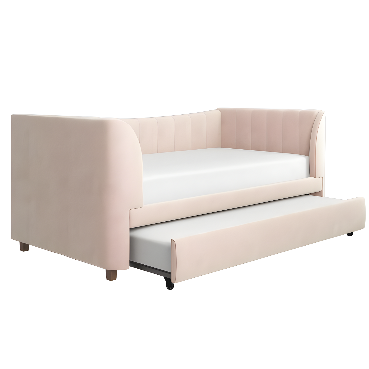 Valentina Twin Upholstered Daybed with Trundle