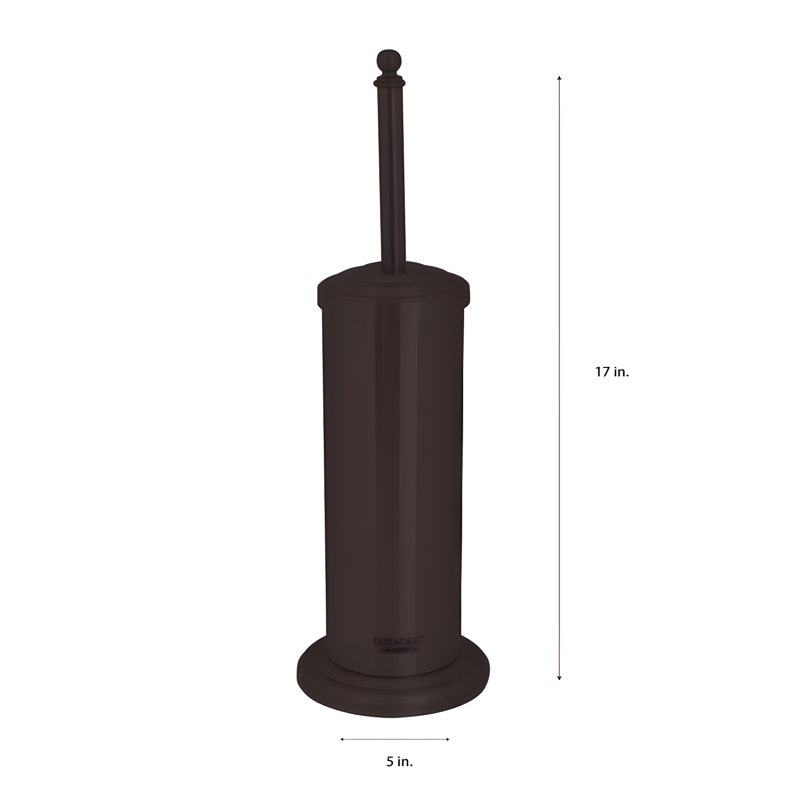 Bath Bliss Metal Toilet Brush And Holder