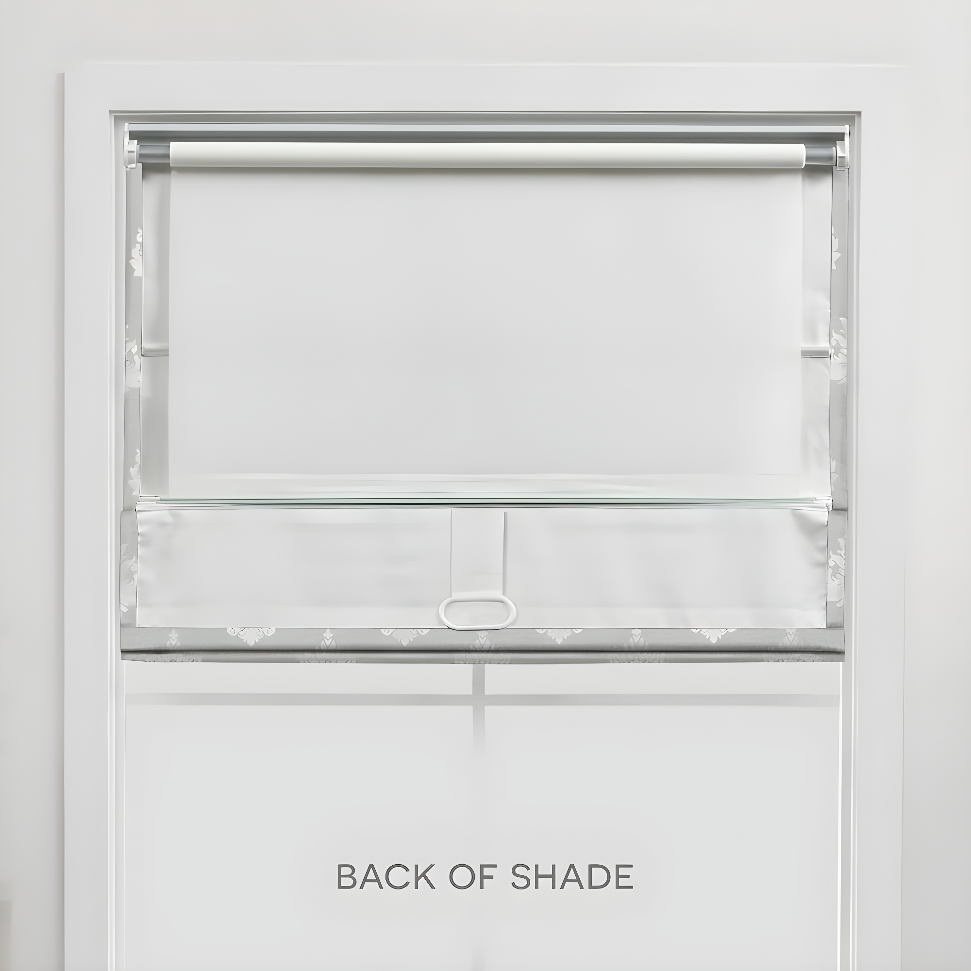 Amalgamated Textiles Exclusive Home Marseilles Damask 100% Blackout Roman Shade