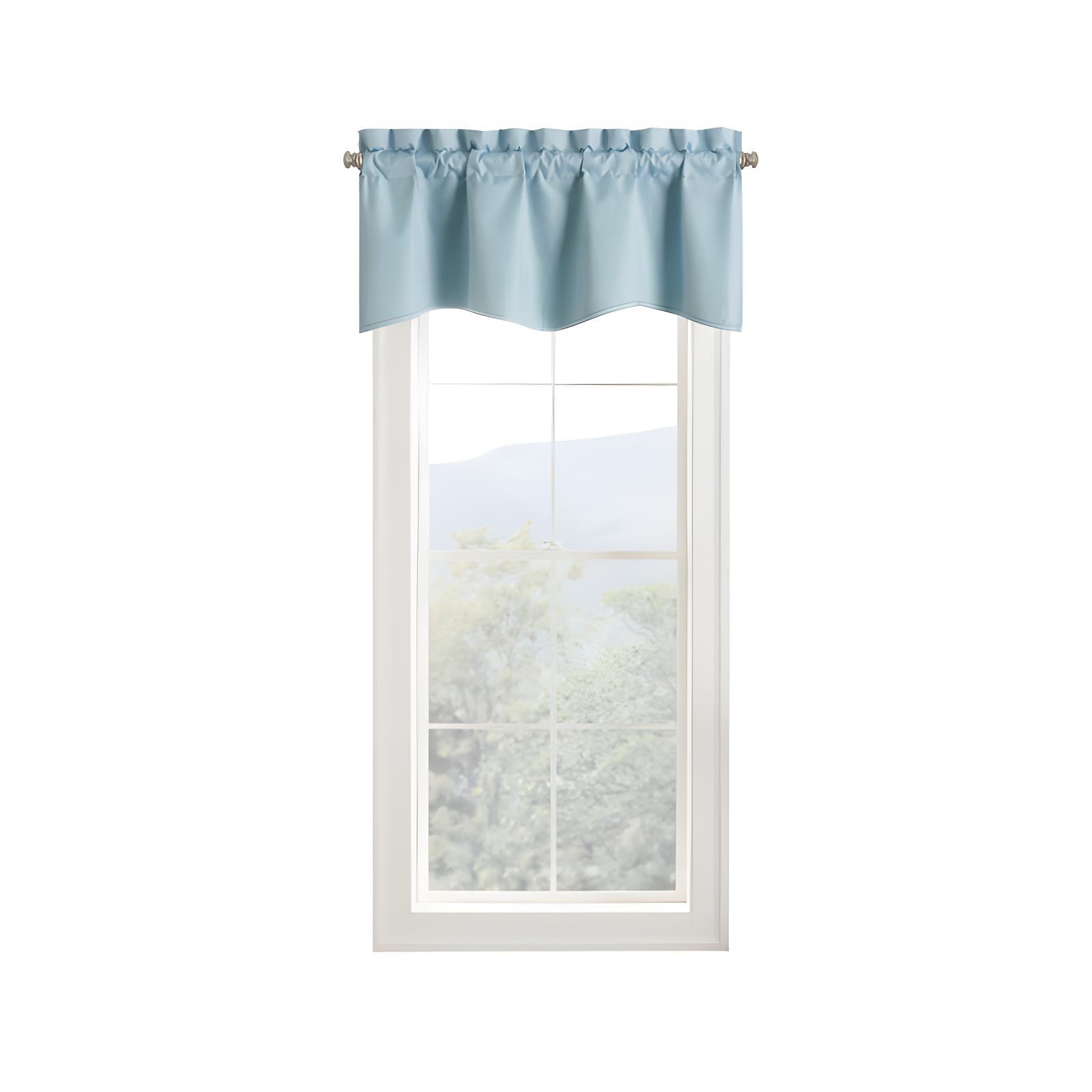 Kendall Scalloped 42'' W Window Valance