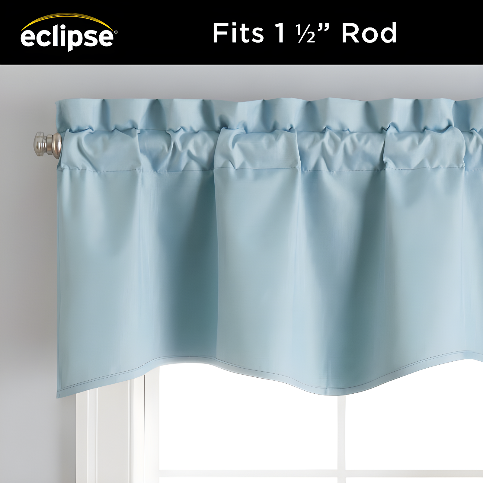 Kendall Scalloped 42'' W Window Valance