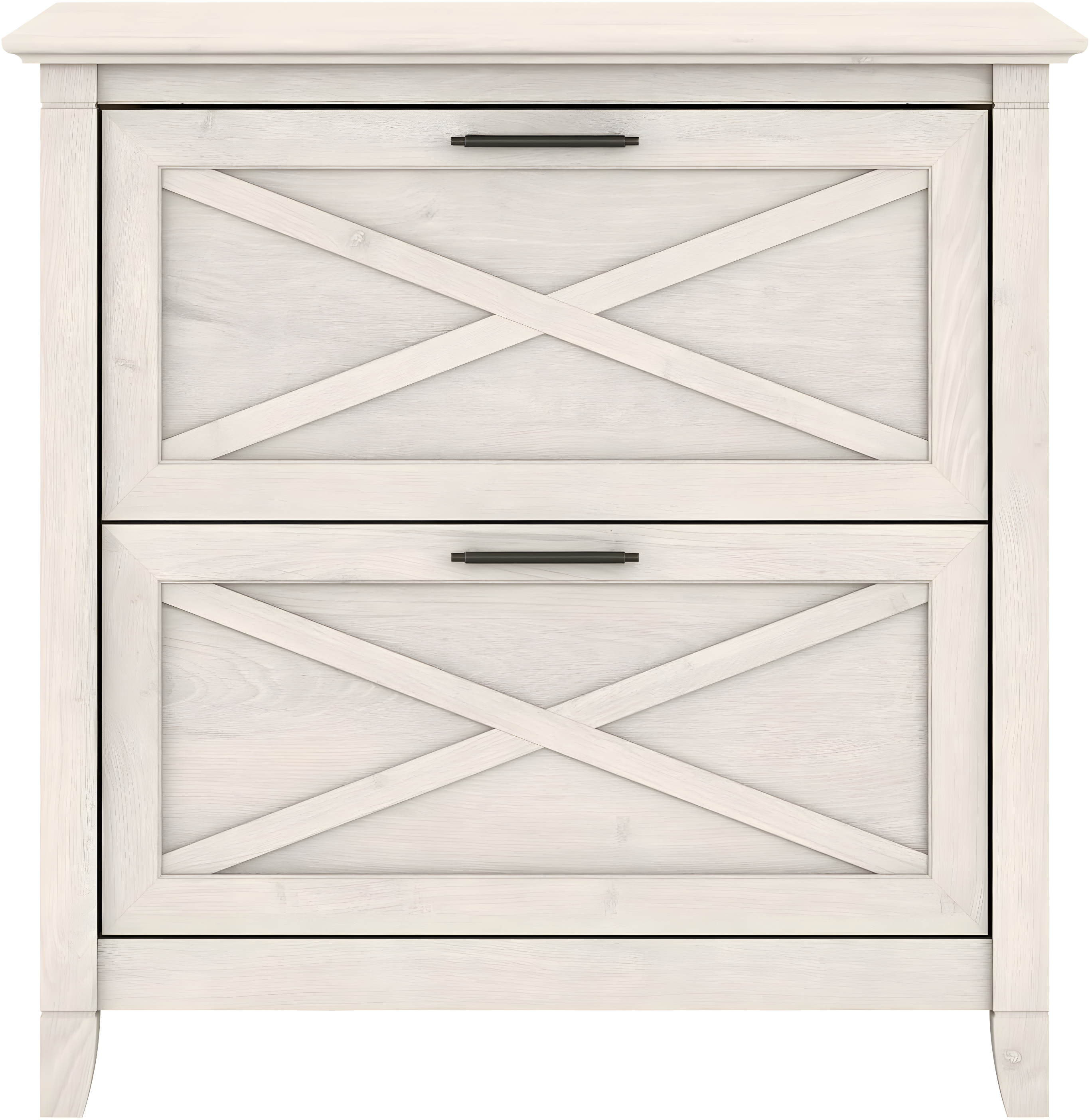 Inbox Zero 2 Drawer Lateral File Cabinet In Linen White Oak | Document Storage For Home Office | Accent Chest With Drawers