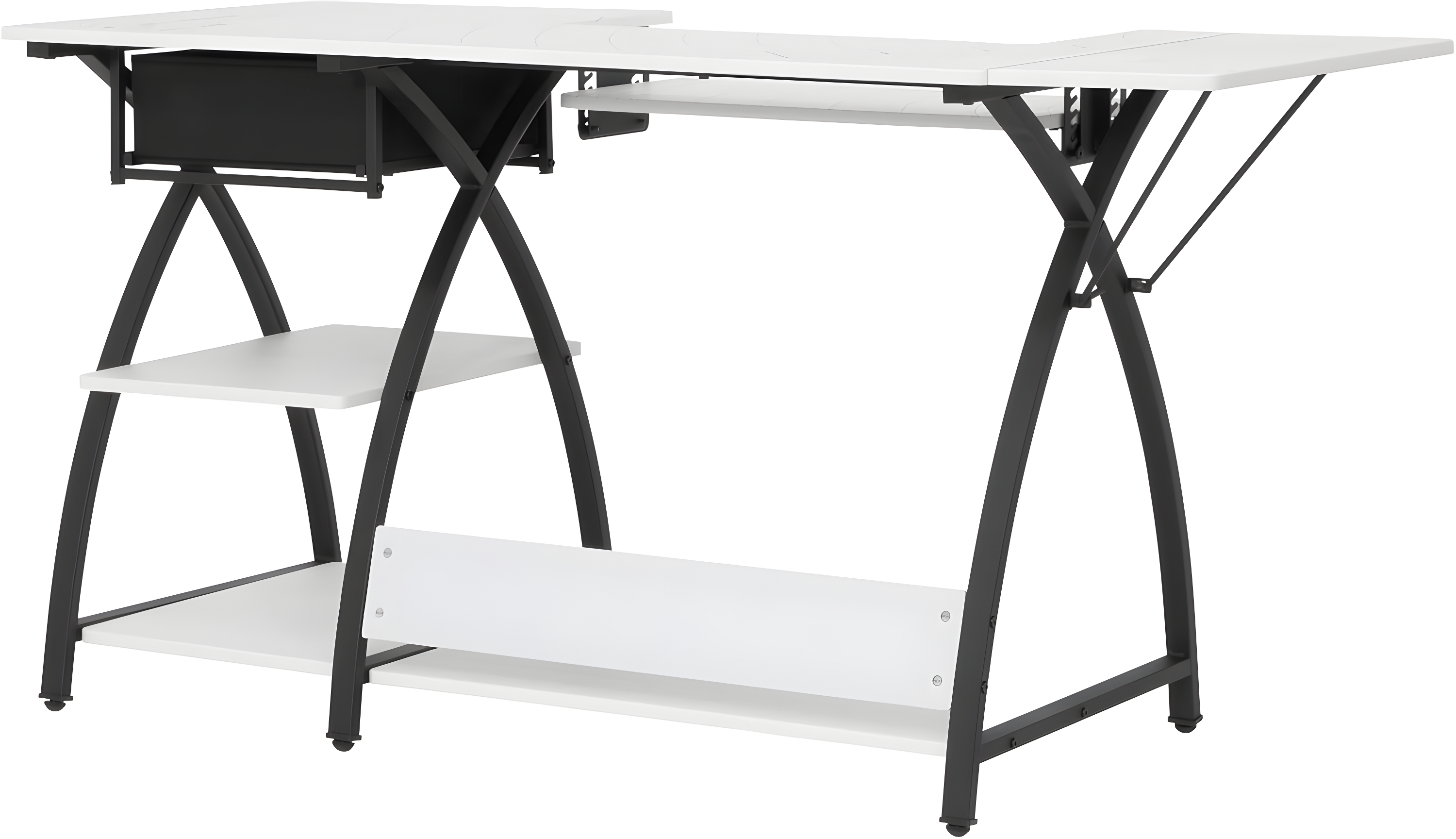 47.25'' x 23.5'' Sewing Table with Sewing Machine Platform