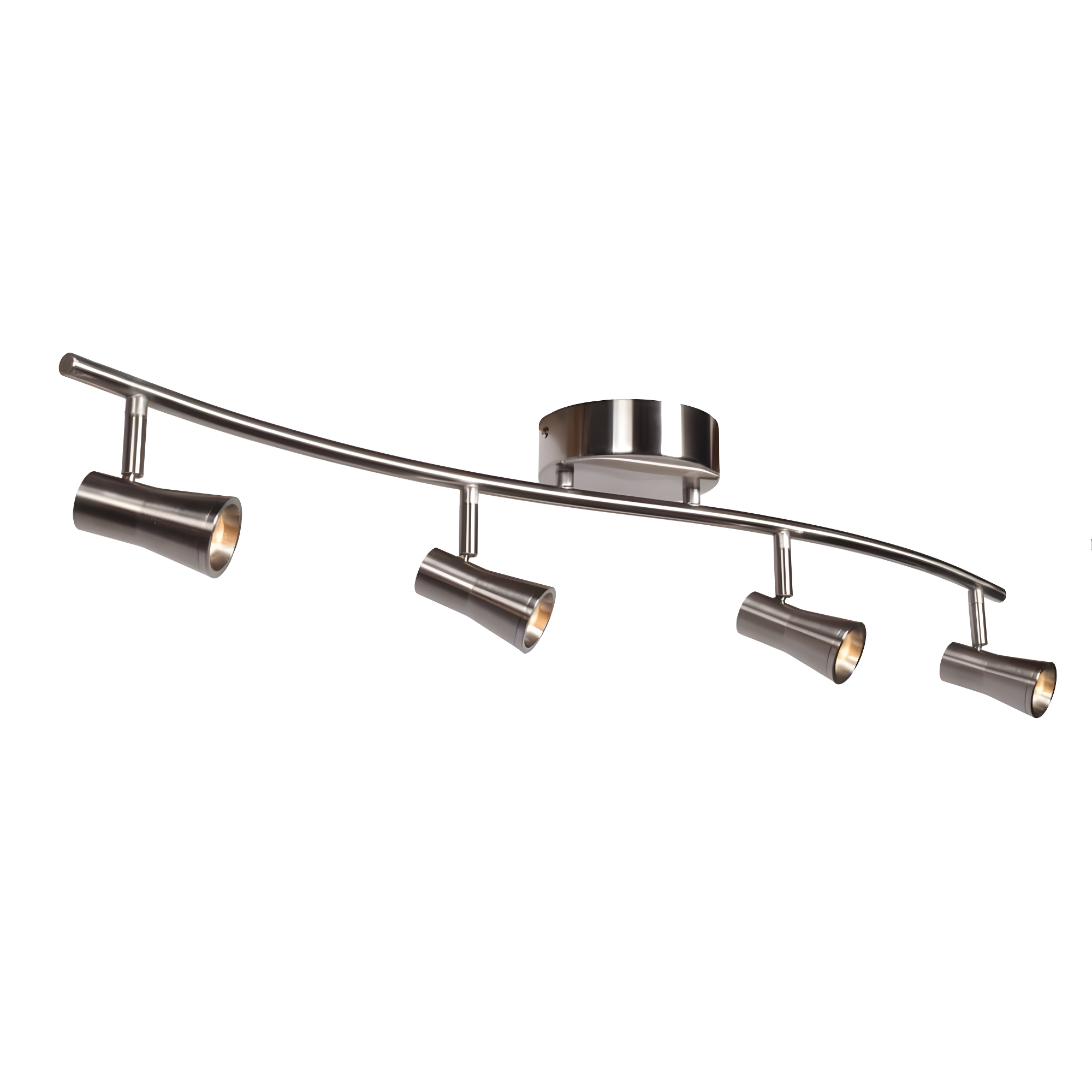 Sleek 33'' 4 -Light Fixed Track Track Kit with Dimmable and Adjustable Head