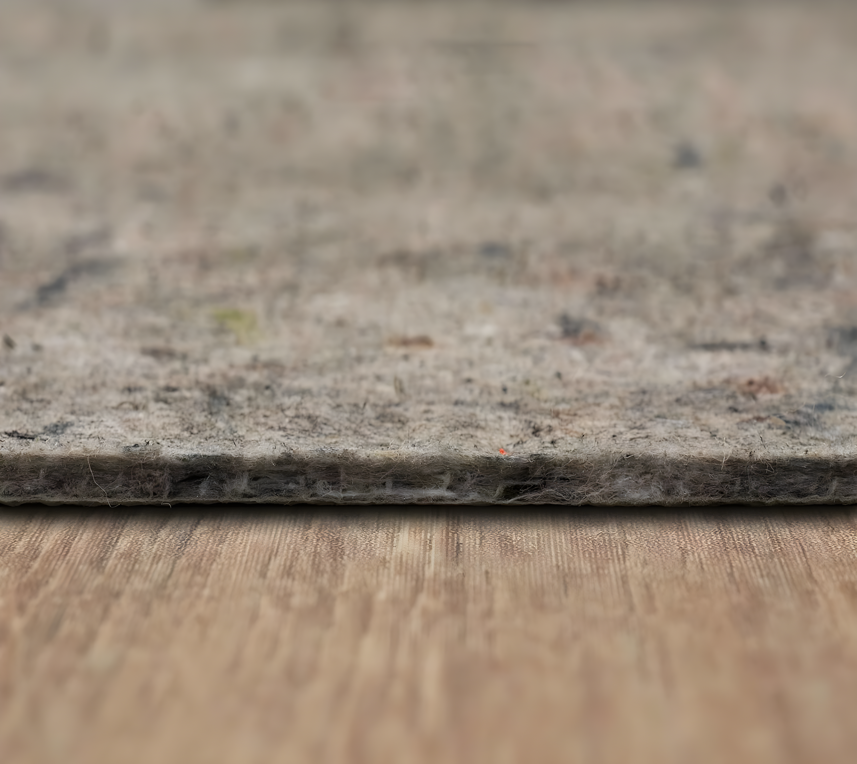 Mohawk 4'10" Round Premium Dual Surface Rug Pad Brown: Skid-Resistant, Polyester, Latex Backing, Gray