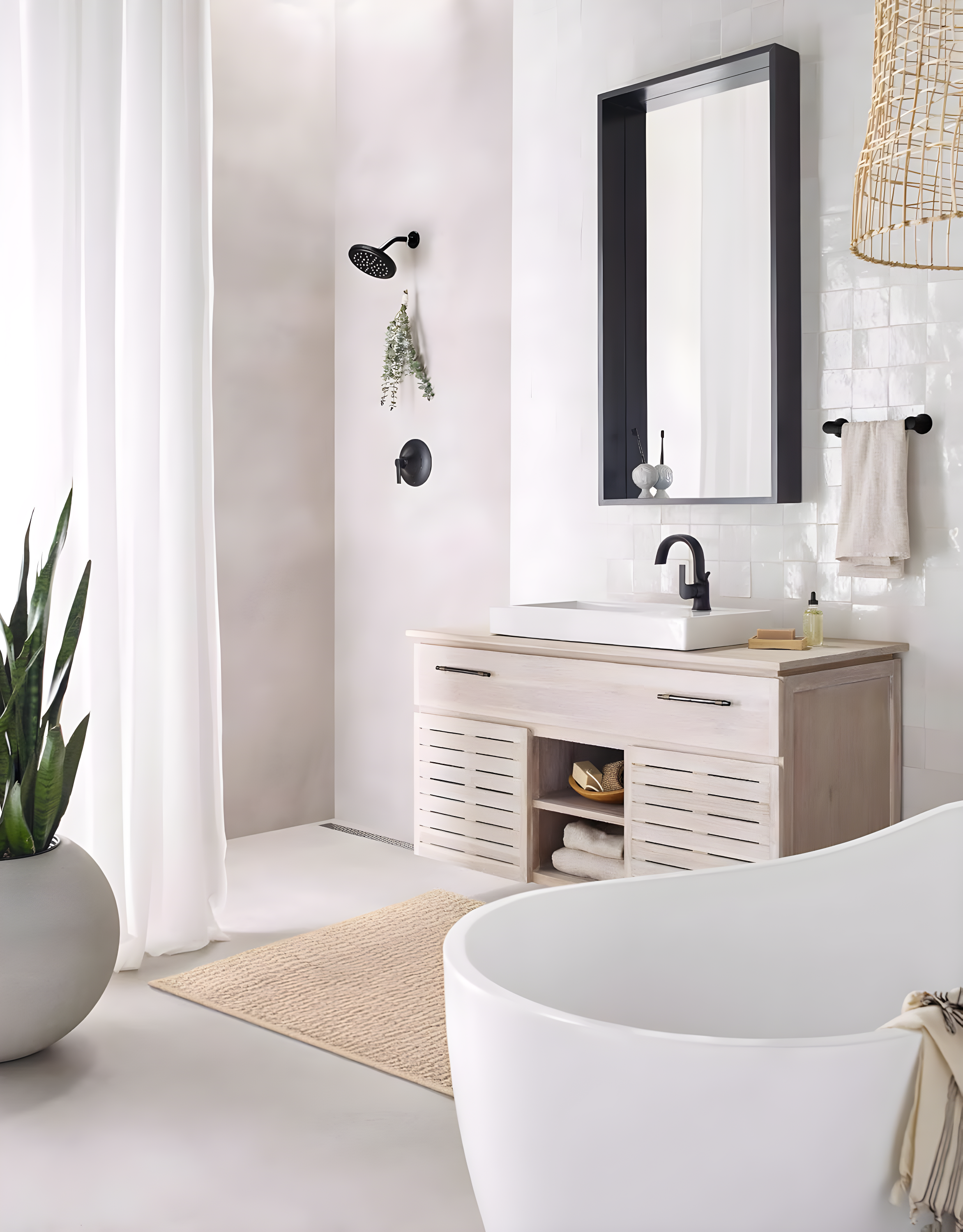 Doux Single Hole Bathroom Faucet with Drain Assembly