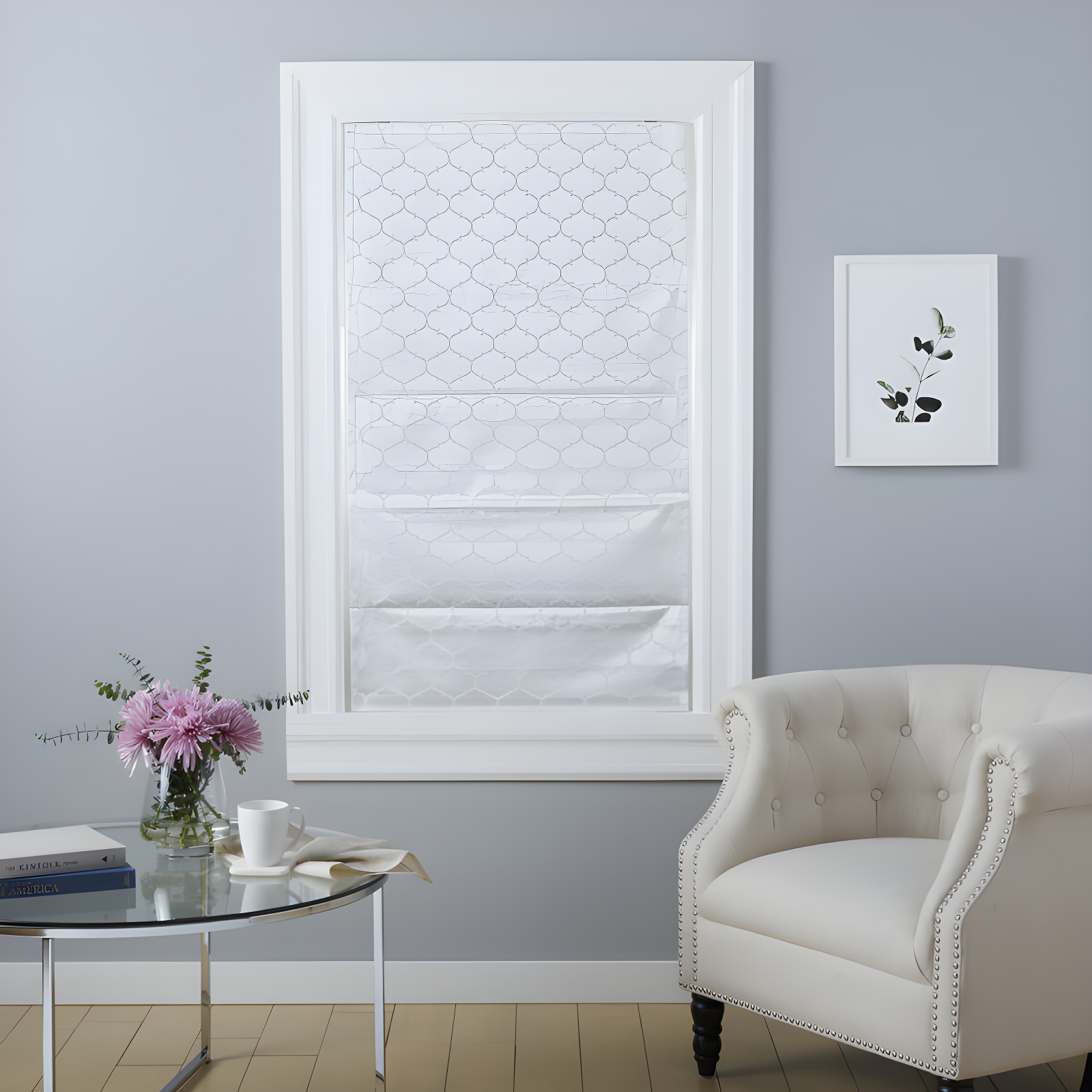 Amalgamated Textiles Montague Trellis Blackout Roman Shade & Reviews | Wayfair