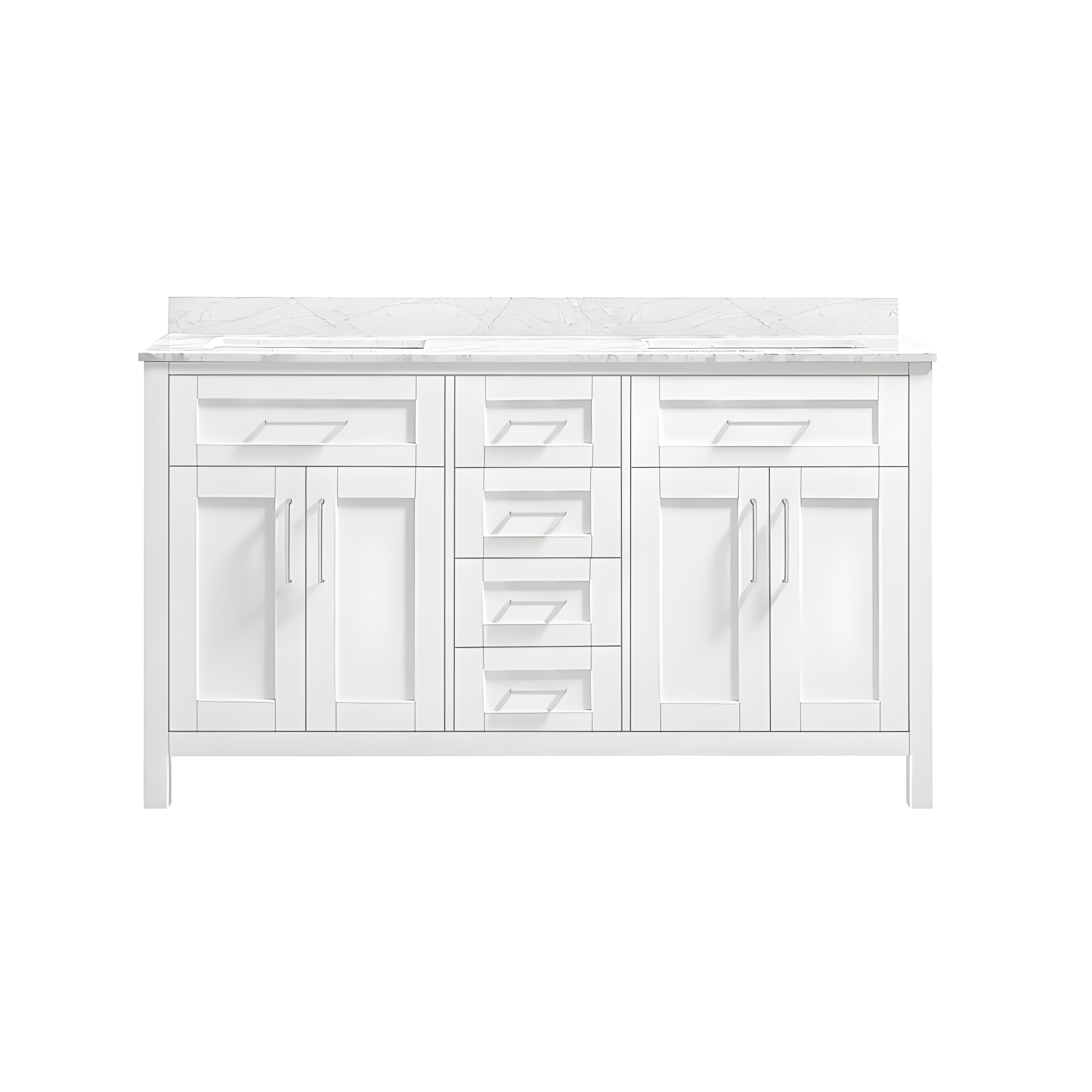 OVE Decors Tahoe 60" Double Bathroom Vanity