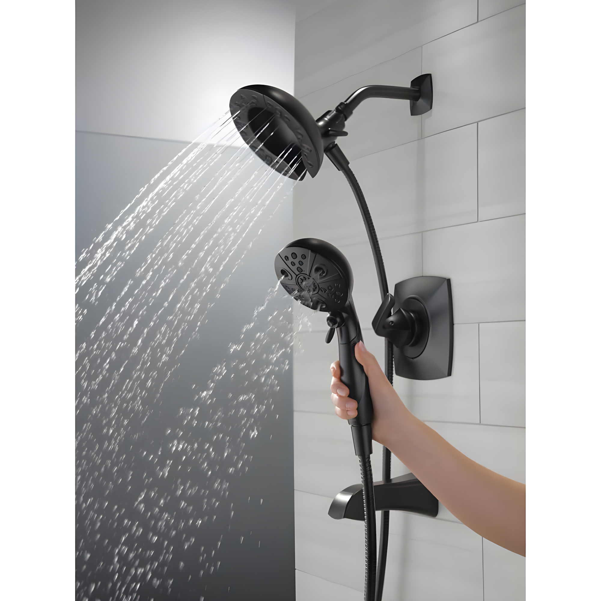 Vesna Single-Function Tub Shower Faucet Set, Shower Trim Kit with In2ition Shower Head and Valve