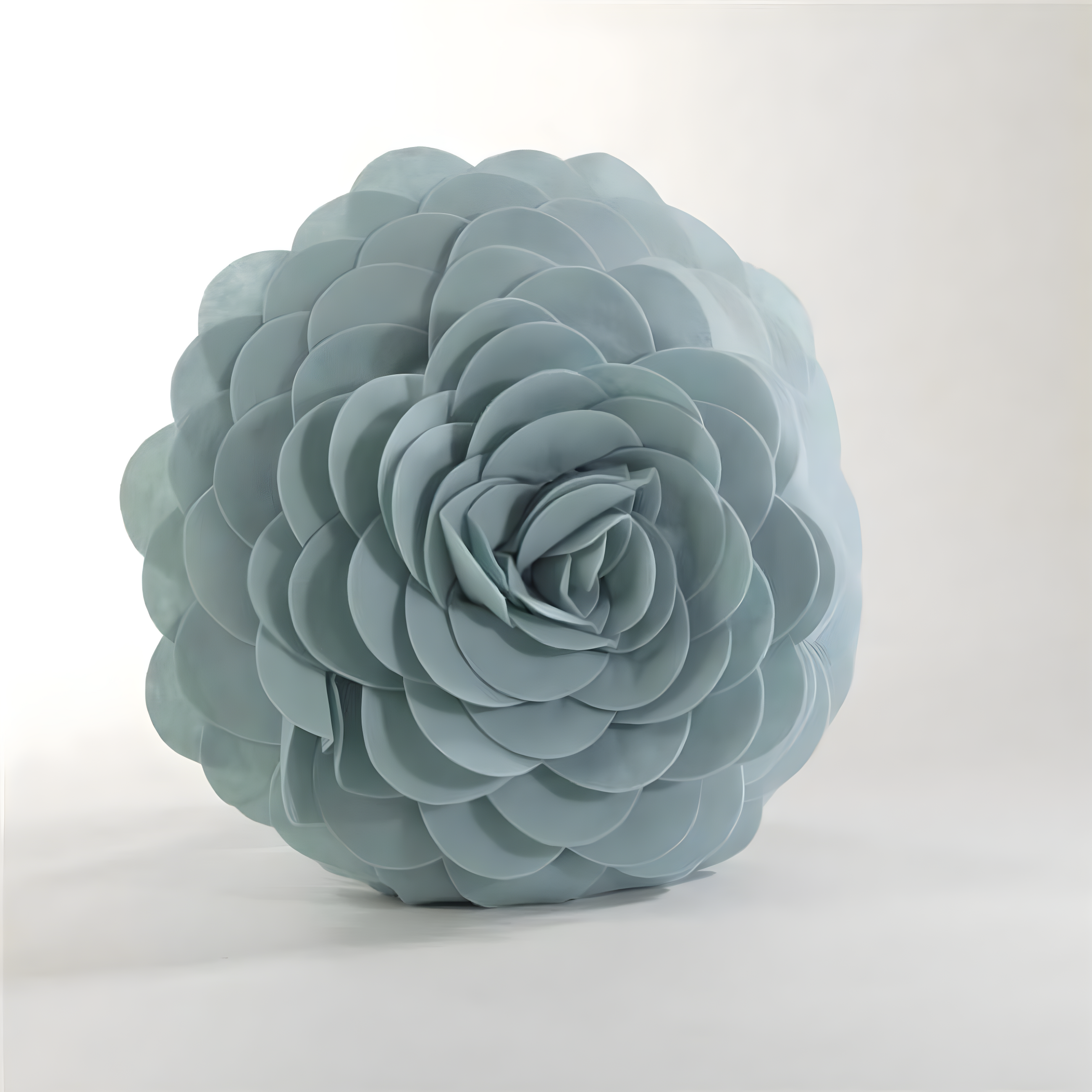 Saro Felt Collection Appliqued Felt Throw Pillow