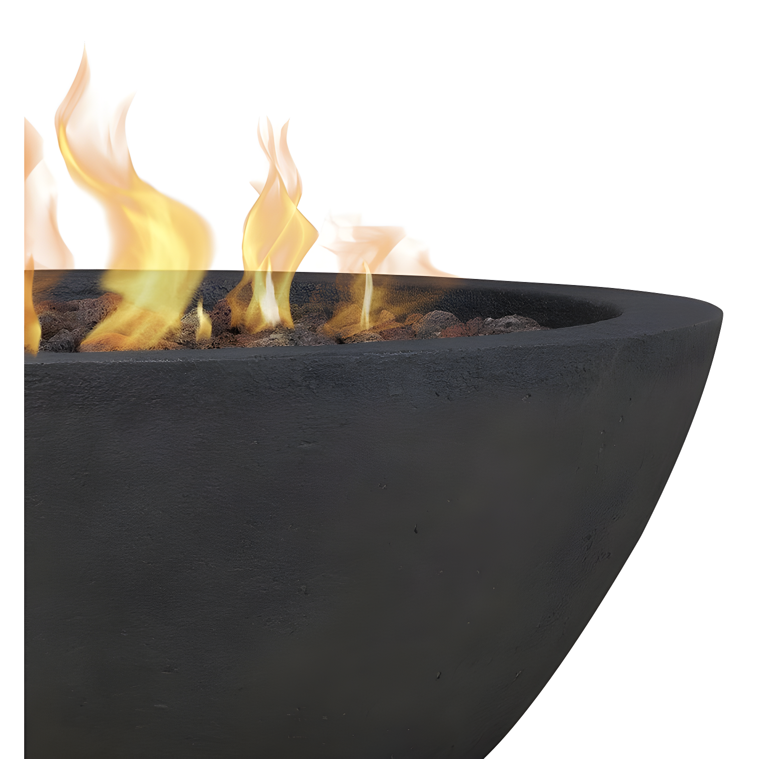 Fernanda Fire Bowl - Shale / Round