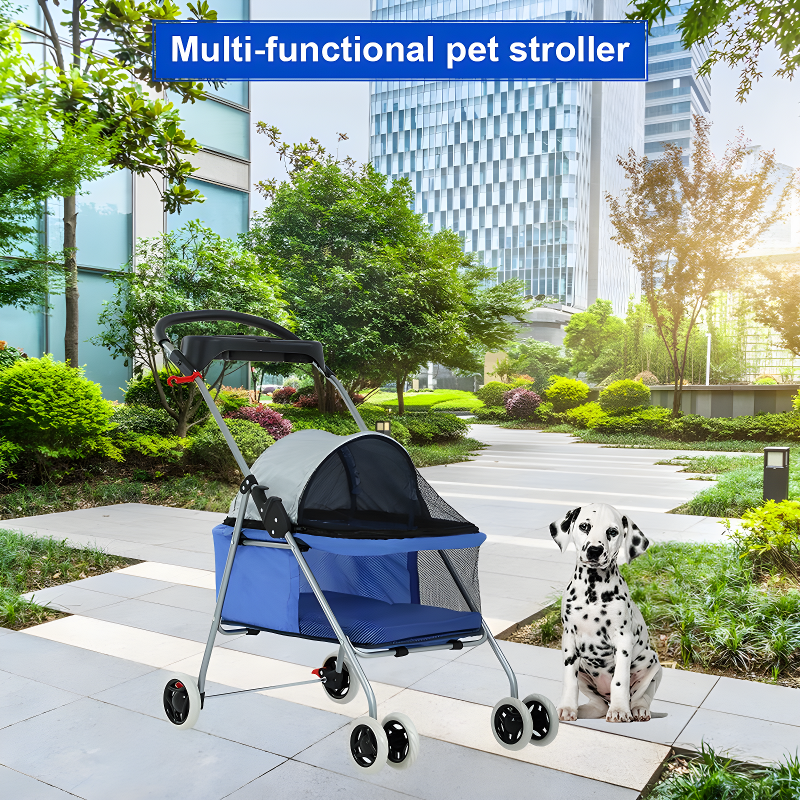 Foldable Pet Jogger Stroller