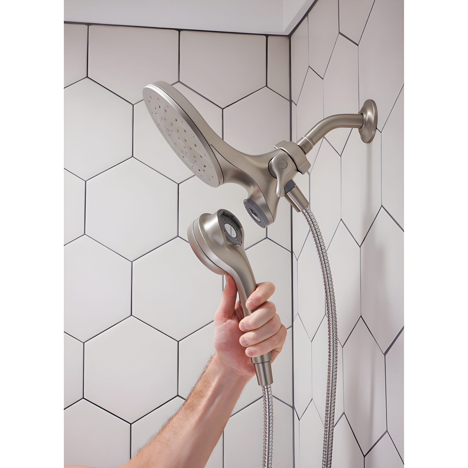 Engage Multi Function Dual Shower Head with Magnetix