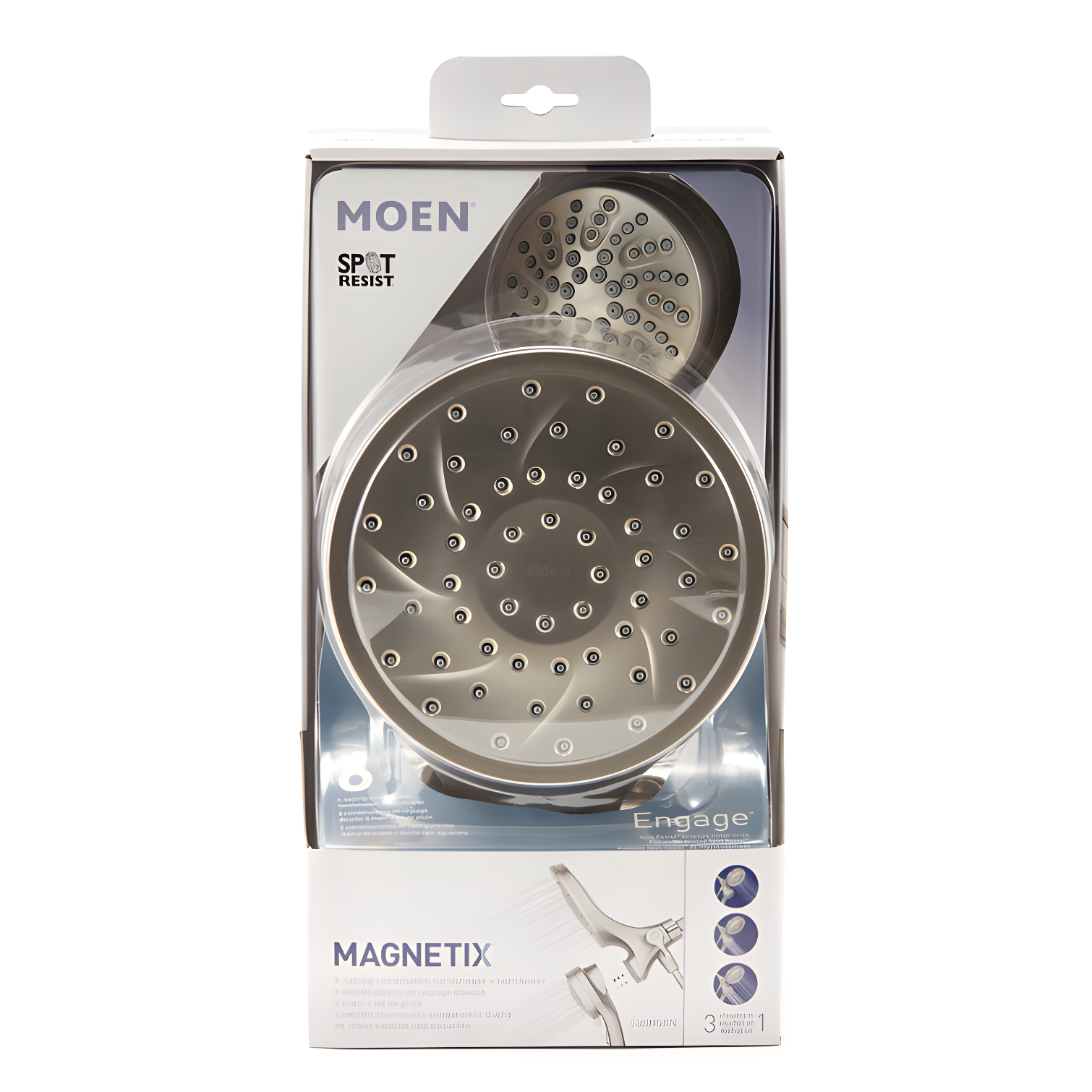 Engage Multi Function Dual Shower Head with Magnetix