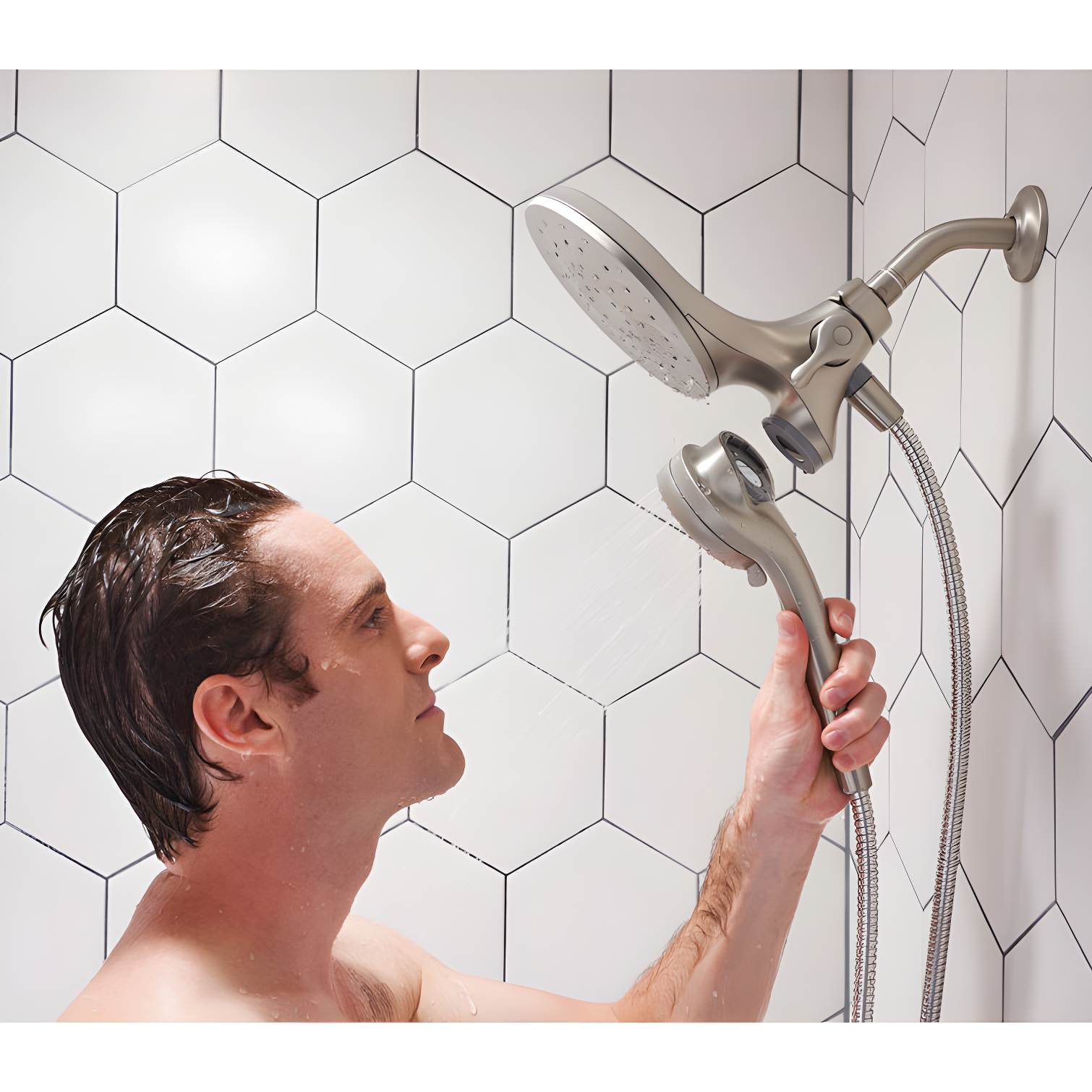 Engage Multi Function Dual Shower Head with Magnetix