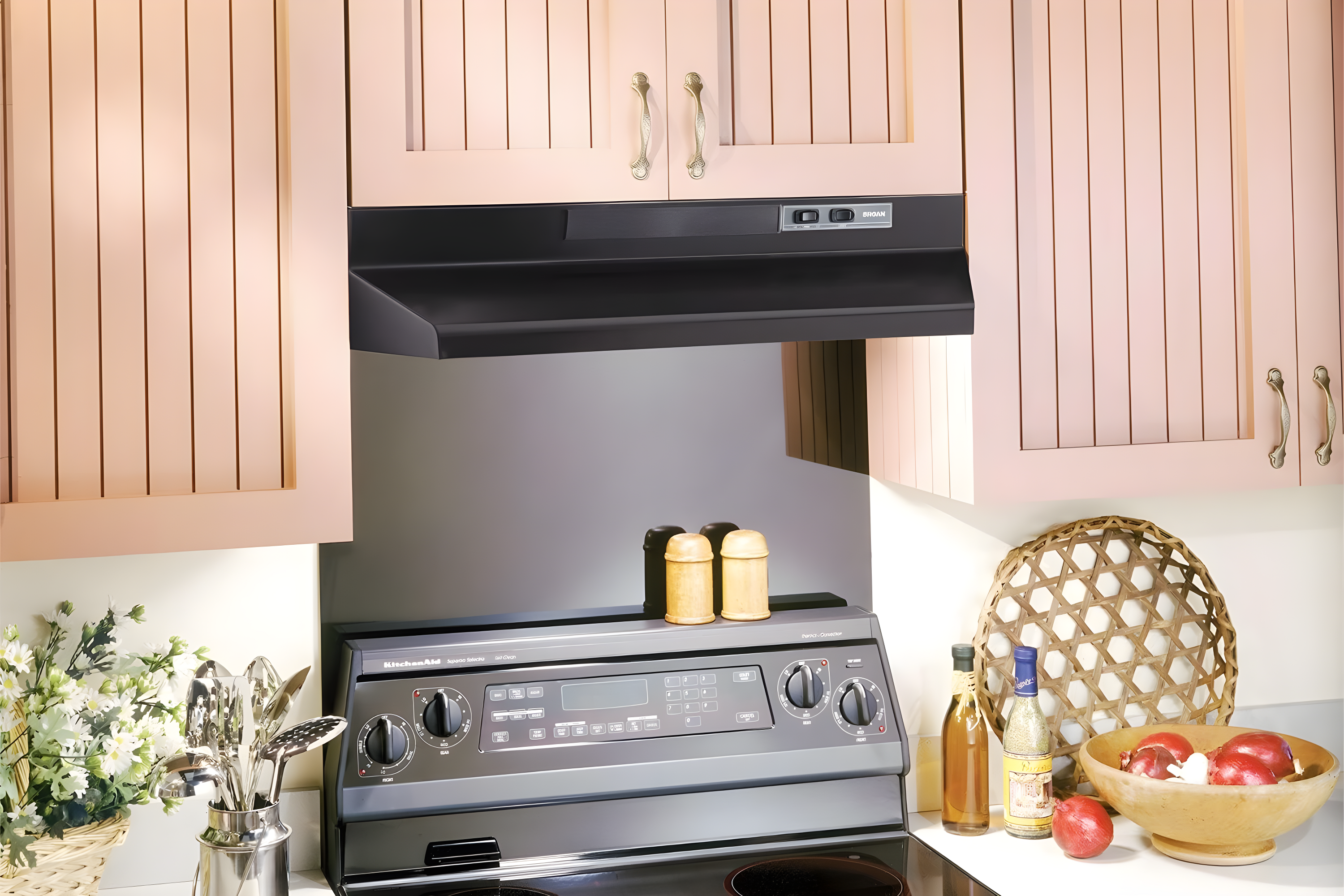 Broan NuTone Broan NuTone 30" Steel 160 CFM Convertible Under Cabinet Range Hood with Mesh Filter