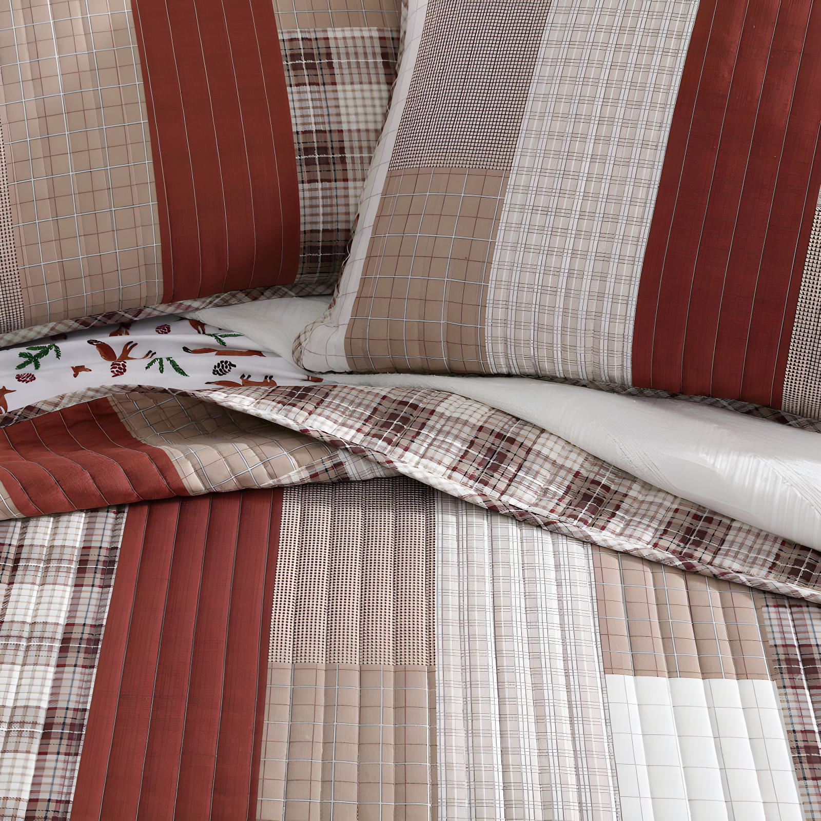 Eddie Bauer Eddie Bauer Fairview Cotton Reversible Quilt Set