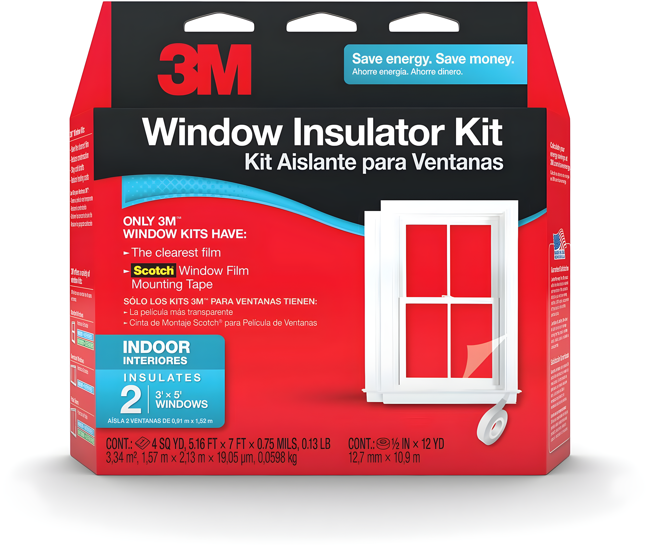 3m Window Kit 62" X 84"Film