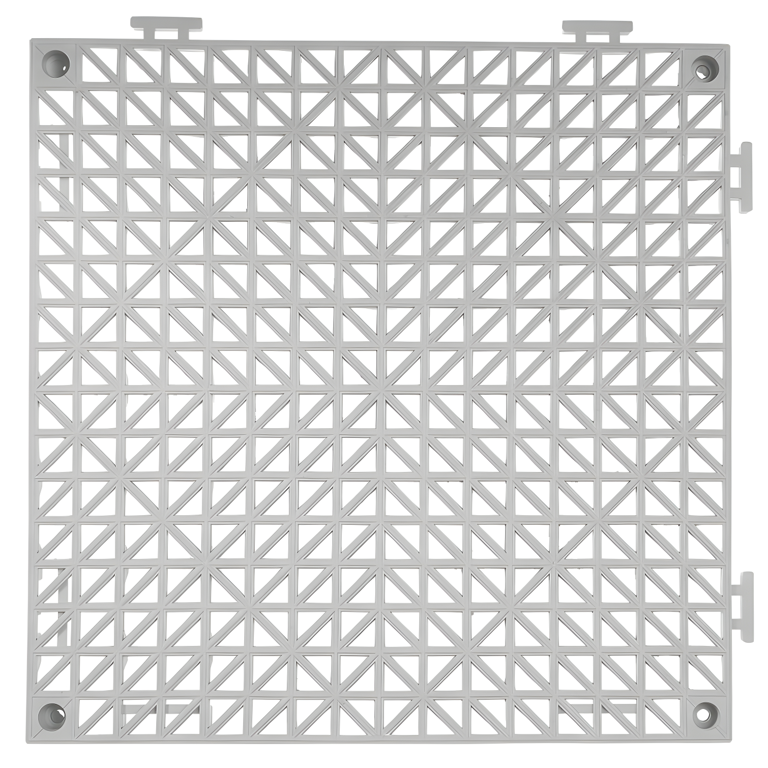 VEVOR 12" X 12" Drainage Mats In Different Colors VEVOR 12'' W x 12'' L Garage Flooring Drain Tiles (Set of 50)