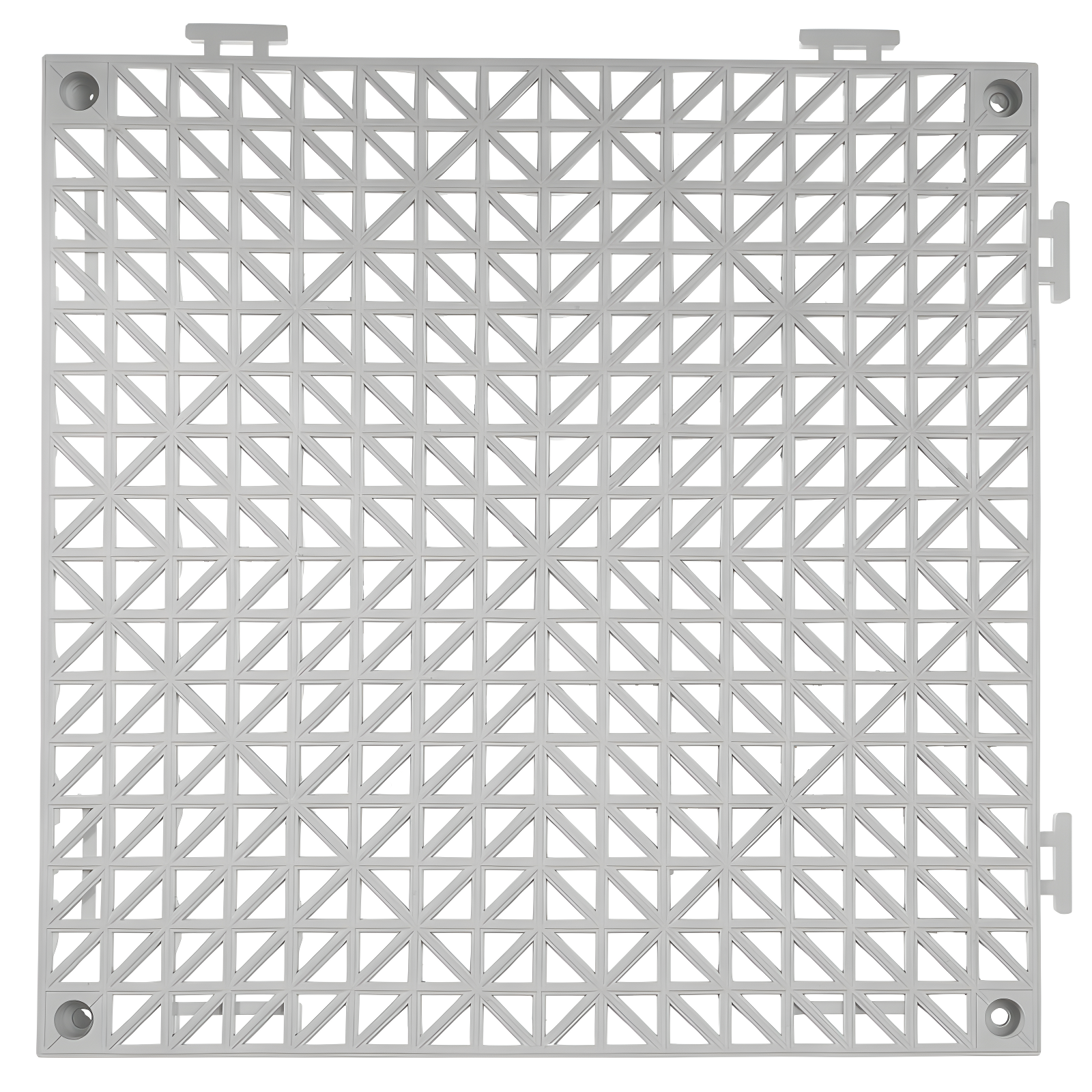 VEVOR 12" X 12" Drainage Mats In Different Colors VEVOR 12'' W x 12'' L Garage Flooring Drain Tiles (Set of 50)