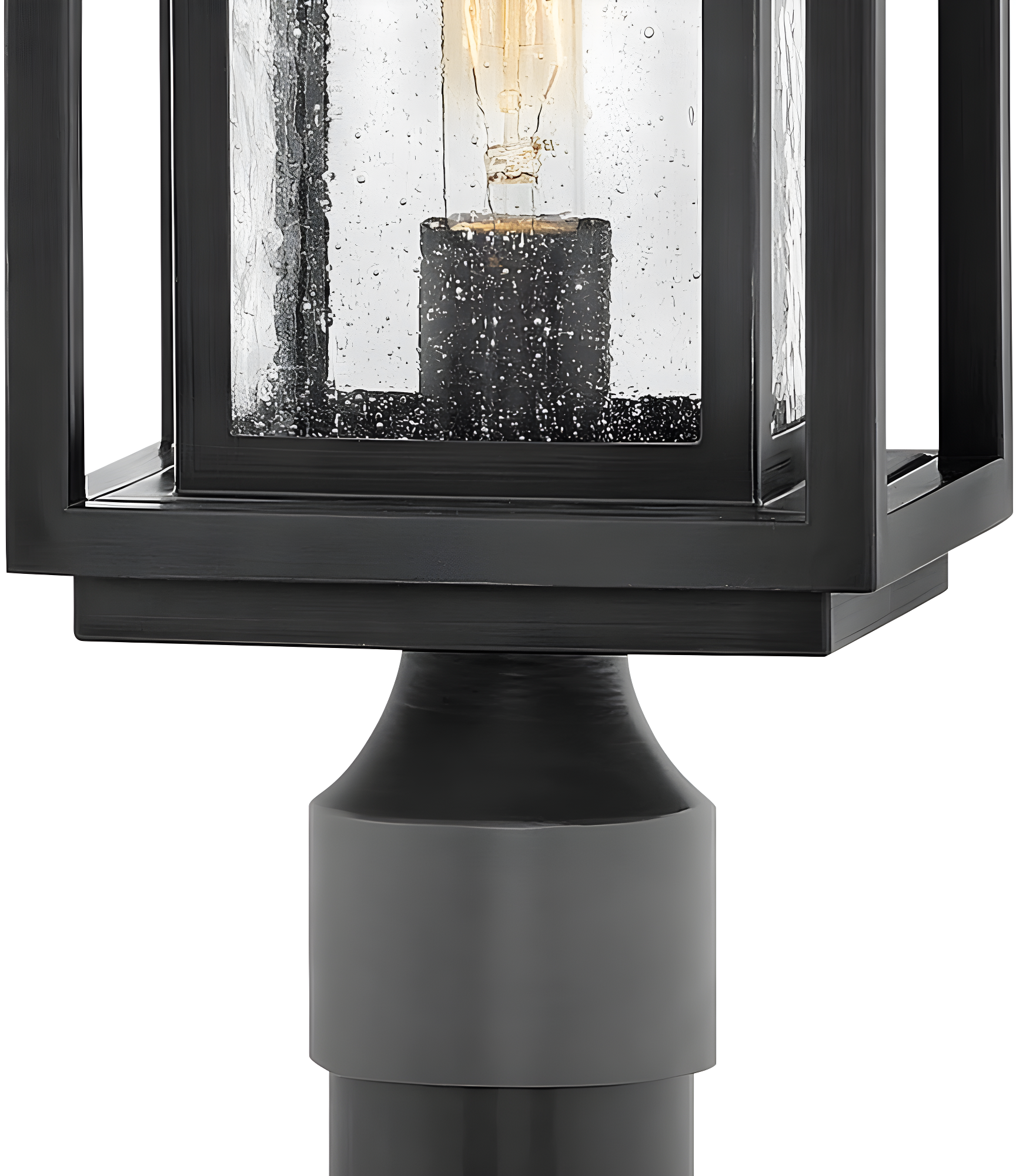 Hinkley Republic Black 1 - Light 17" H Hardwired Lantern Head