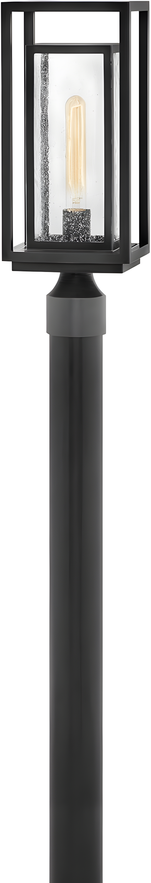 Hinkley Republic Black 1 - Light 17" H Hardwired Lantern Head